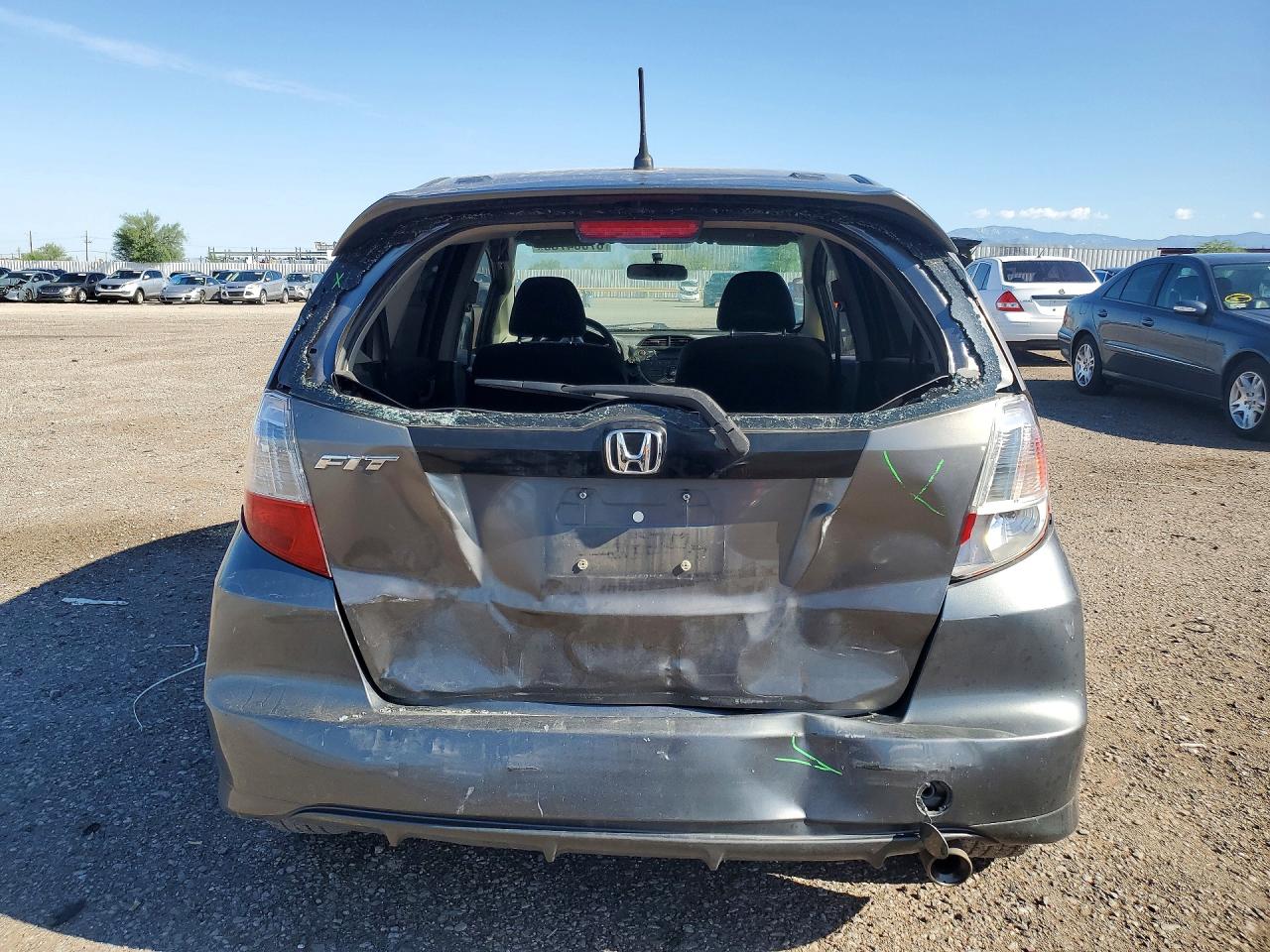 2013 Honda Fit Sport Gray vin: JHMGE8G51DC035083