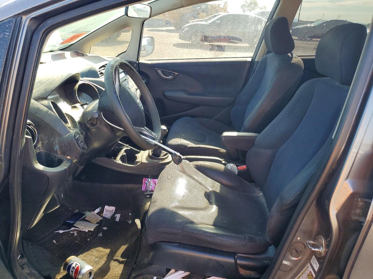 2013 Honda Fit Sport Gray vin: JHMGE8G51DC035083