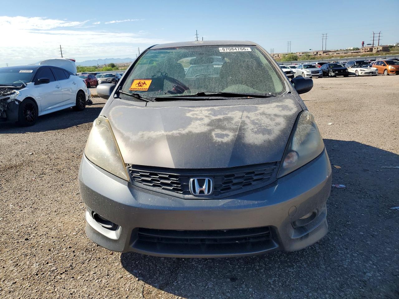 2013 Honda Fit Sport Gray vin: JHMGE8G51DC035083
