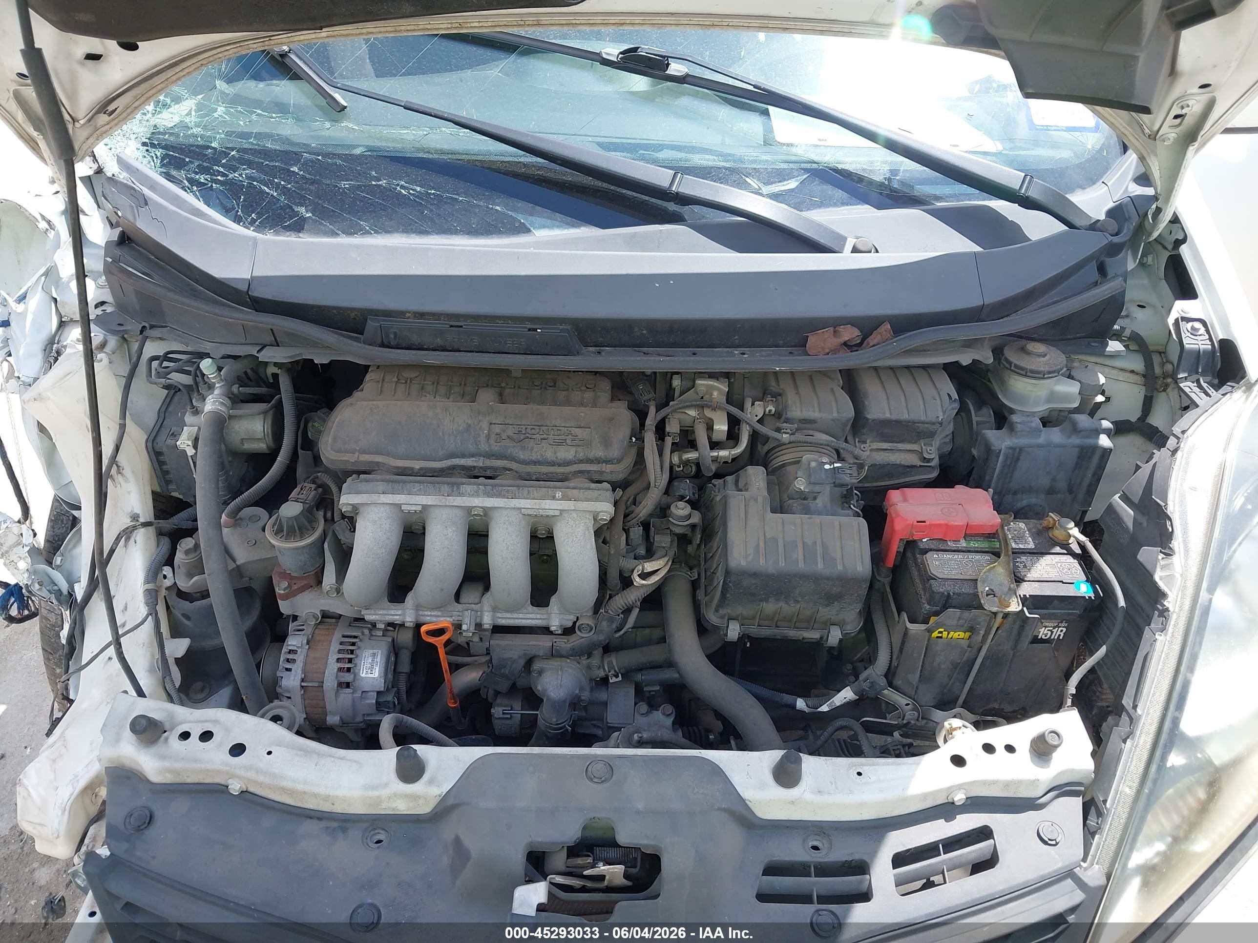 2013 Honda Fit Sport Белый vin: JHMGE8G51DC039022