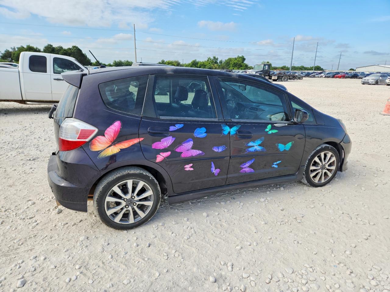 2013 Honda Fit Sport Фиолетовый vin: JHMGE8G53DC029995
