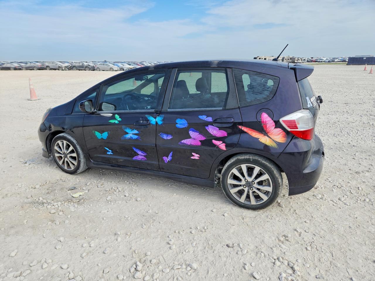 2013 Honda Fit Sport Фиолетовый vin: JHMGE8G53DC029995