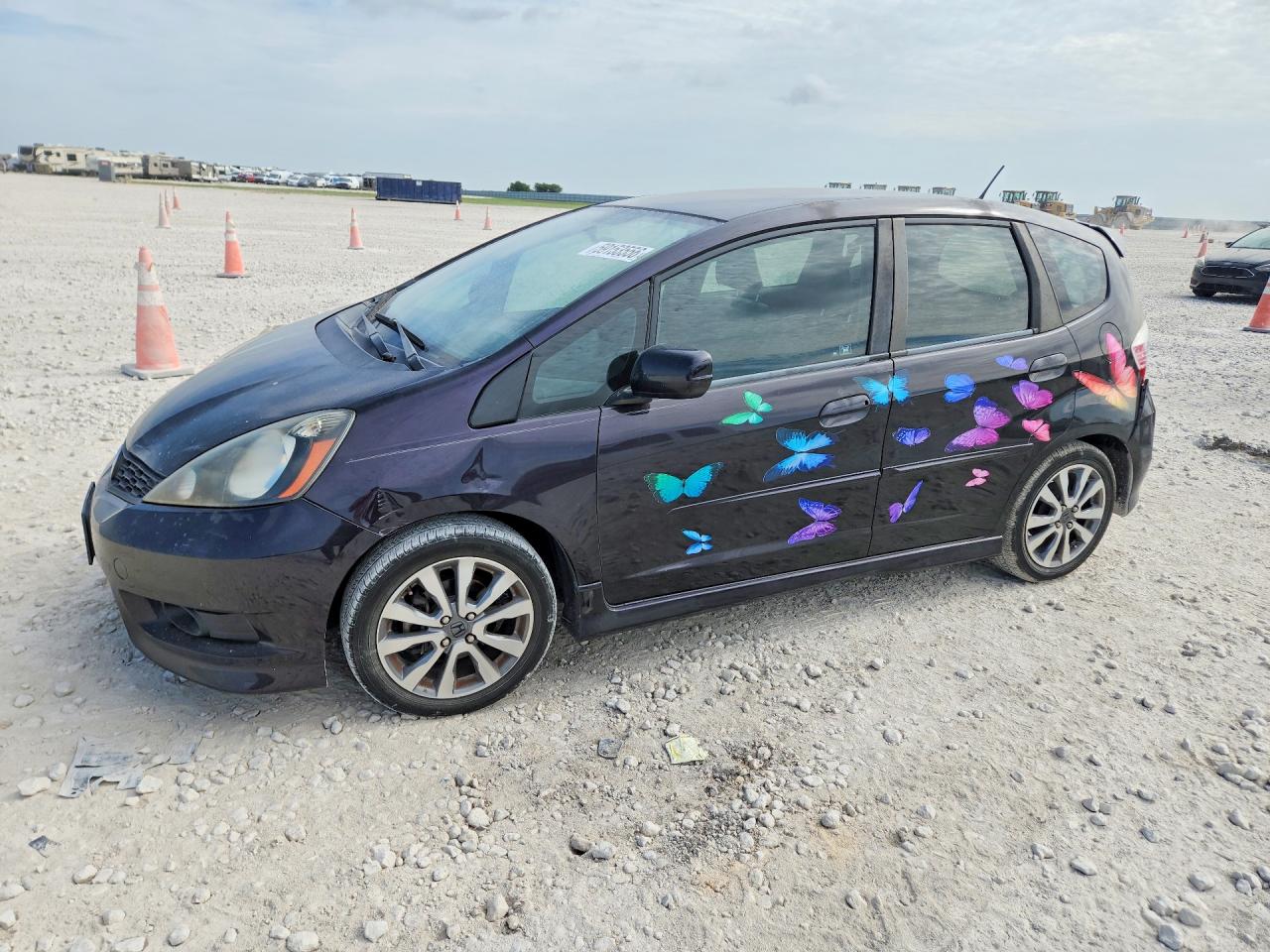 2013 Honda Fit Sport Фиолетовый vin: JHMGE8G53DC029995