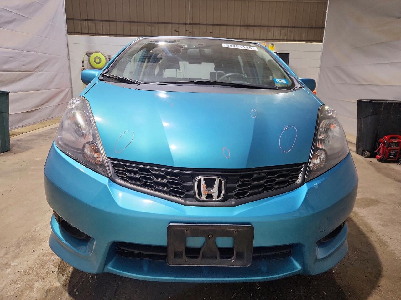 2013 Honda Fit Sport Turquoise vin: JHMGE8G54DC042738