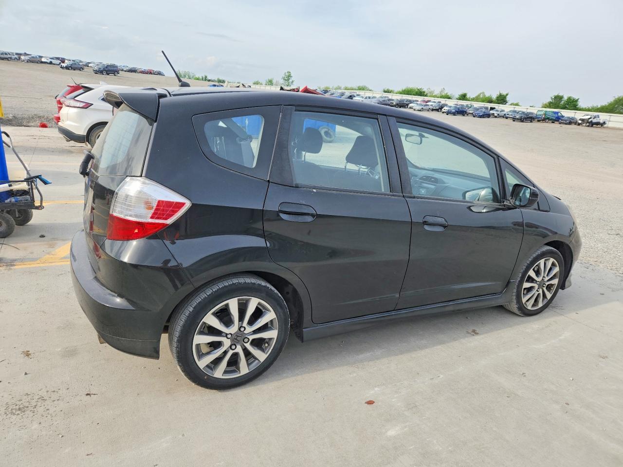 2013 Honda Fit Sport Black vin: JHMGE8G54DC049074