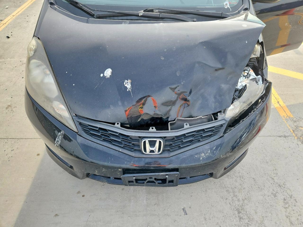 2013 Honda Fit Sport Black vin: JHMGE8G54DC049074