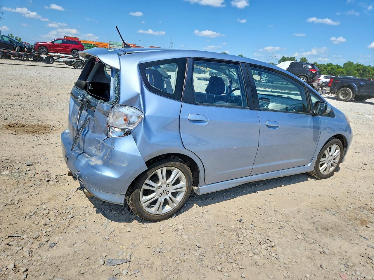 2011 Honda Fit Sport Blue vin: JHMGE8G55BC005789