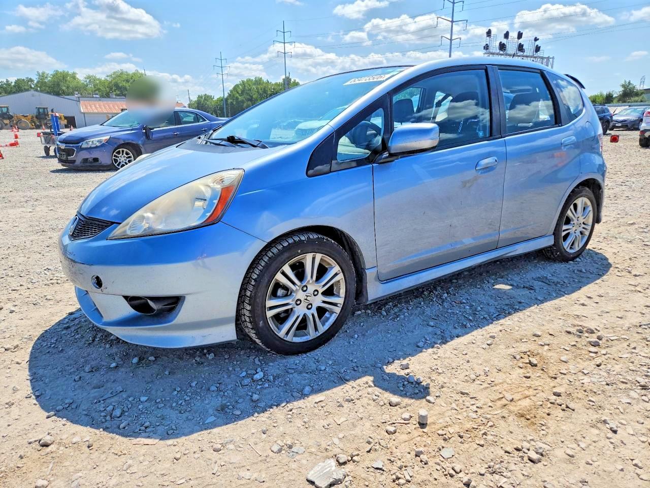 2011 Honda Fit Sport Blue vin: JHMGE8G55BC005789