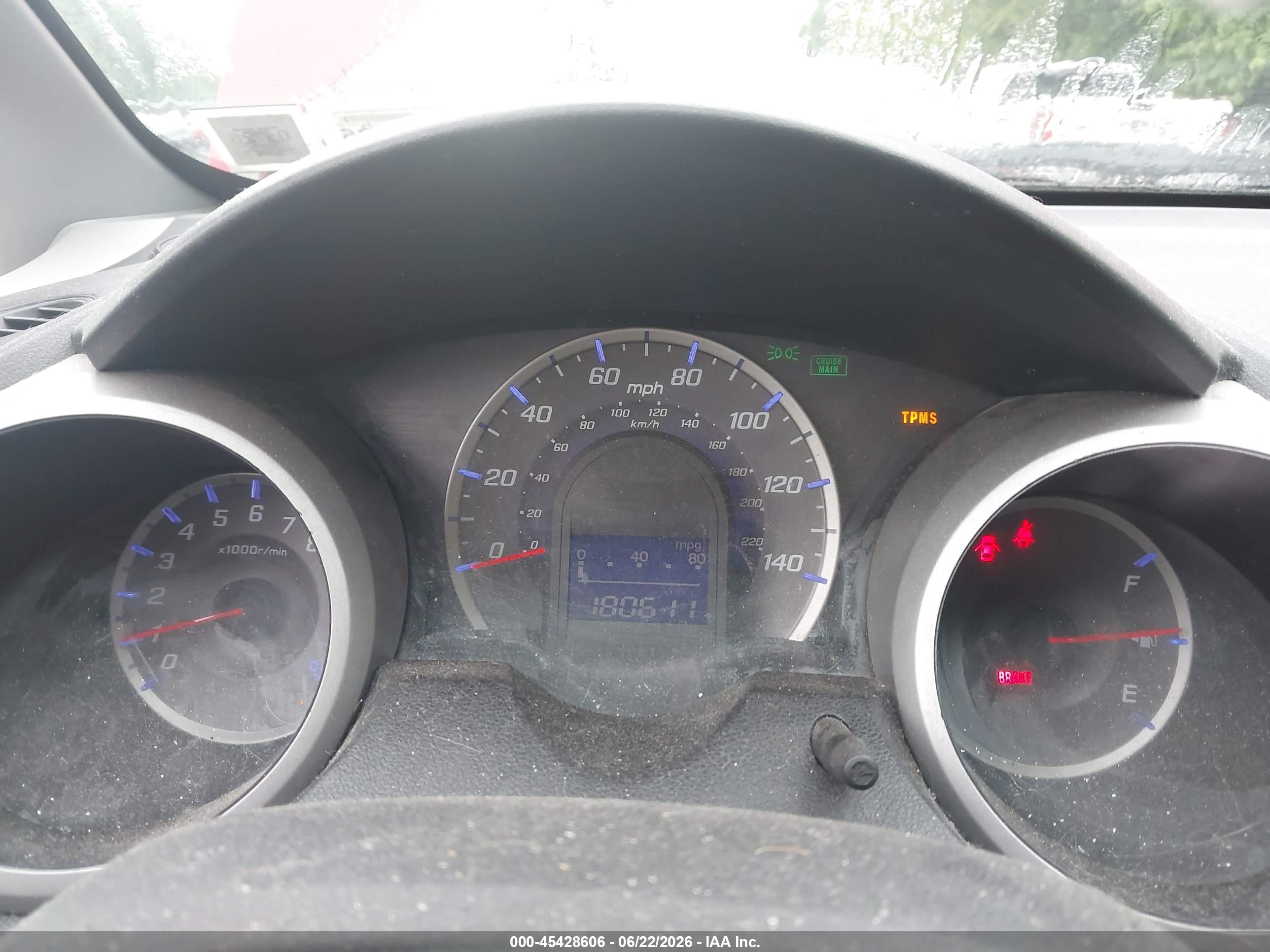 2011 Honda Fit Sport Red vin: JHMGE8G55BS001358