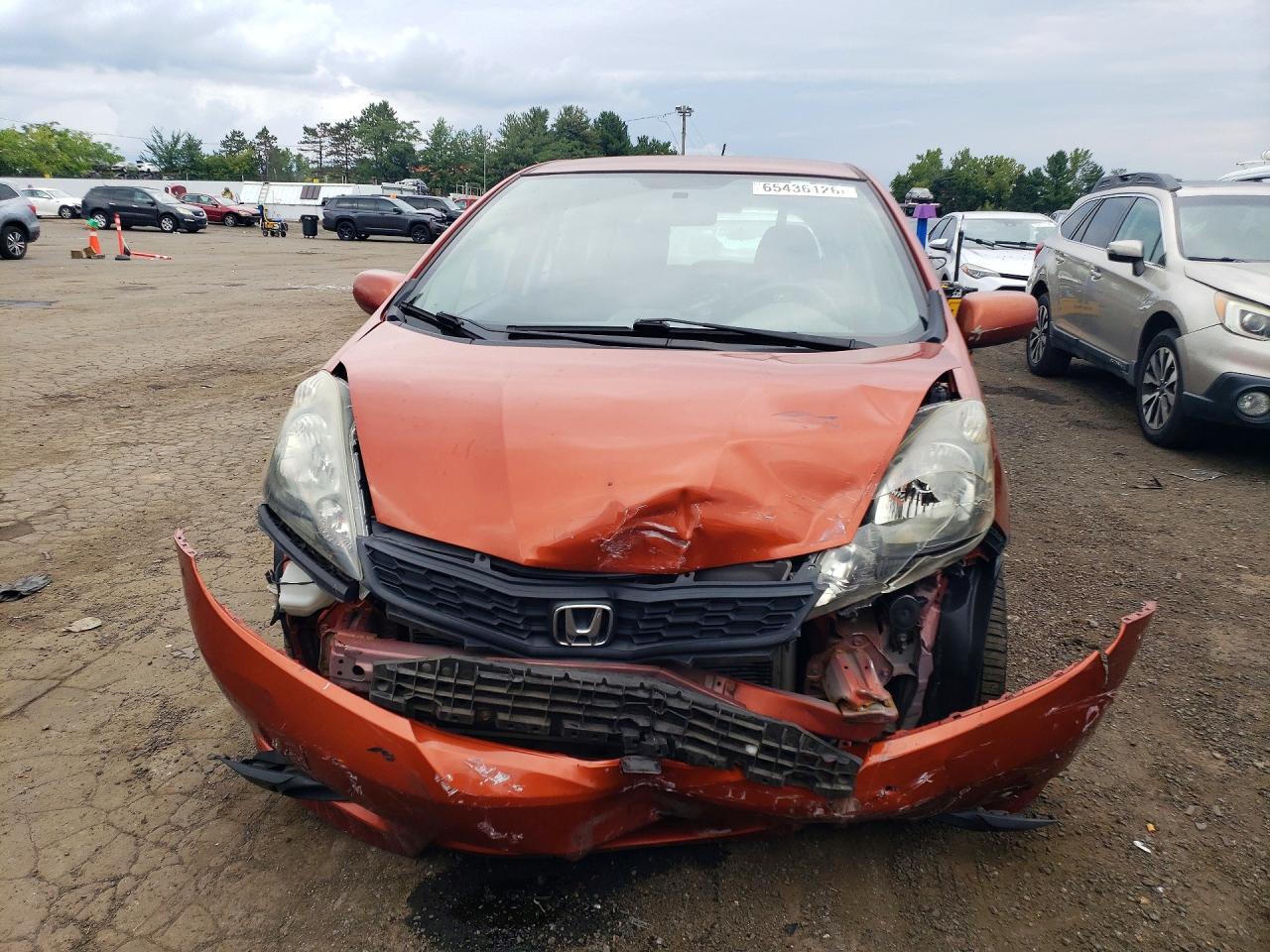 2012 Honda Fit Sport Orange vin: JHMGE8G55CC009102