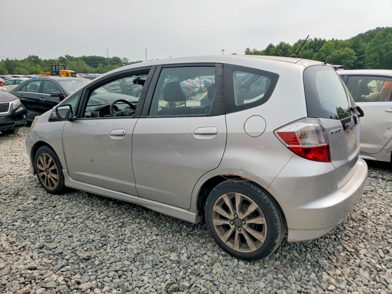2012 Honda Fit Sport Silver vin: JHMGE8G55CS008599