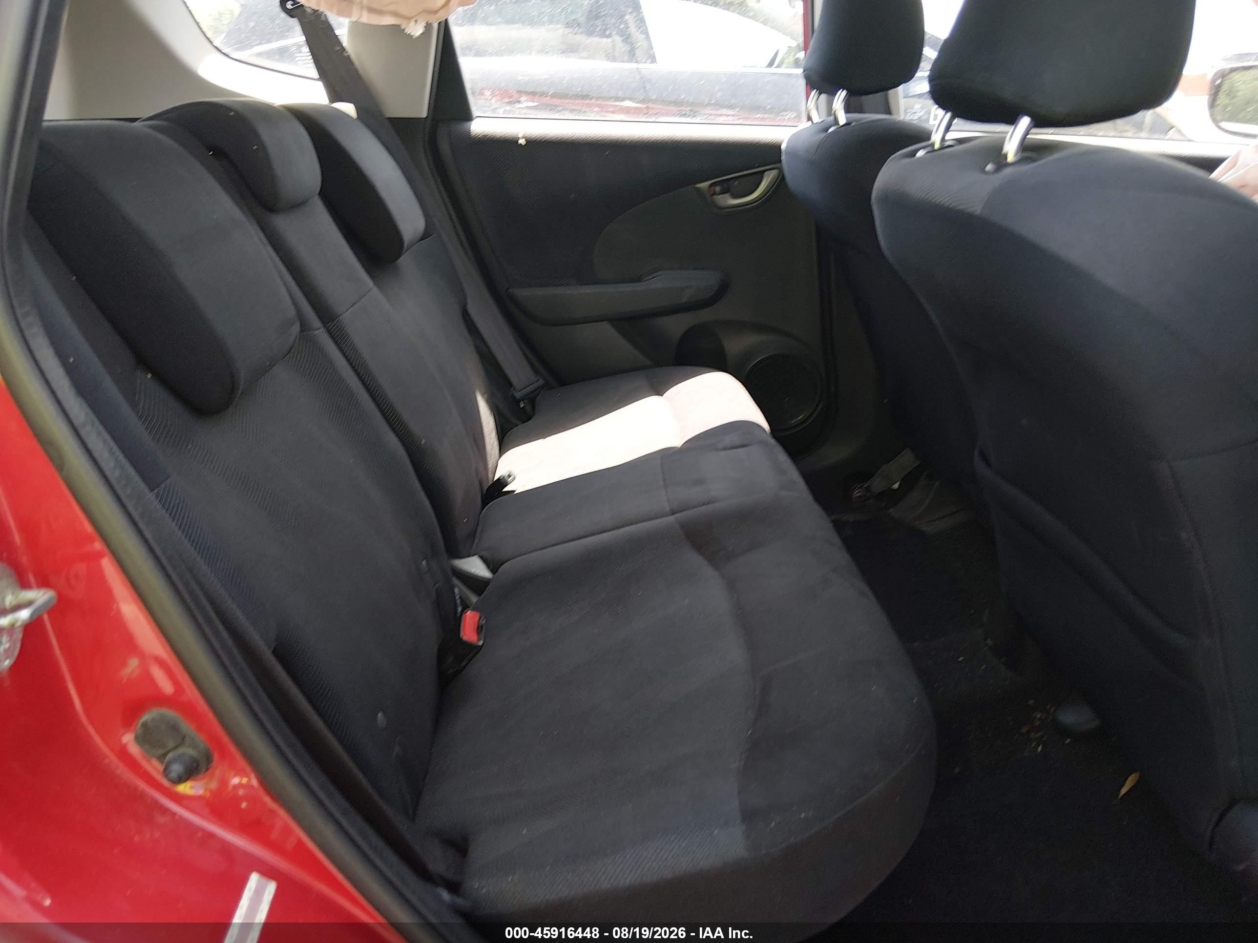 2011 Honda Fit Sport Red vin: JHMGE8G56BC019507