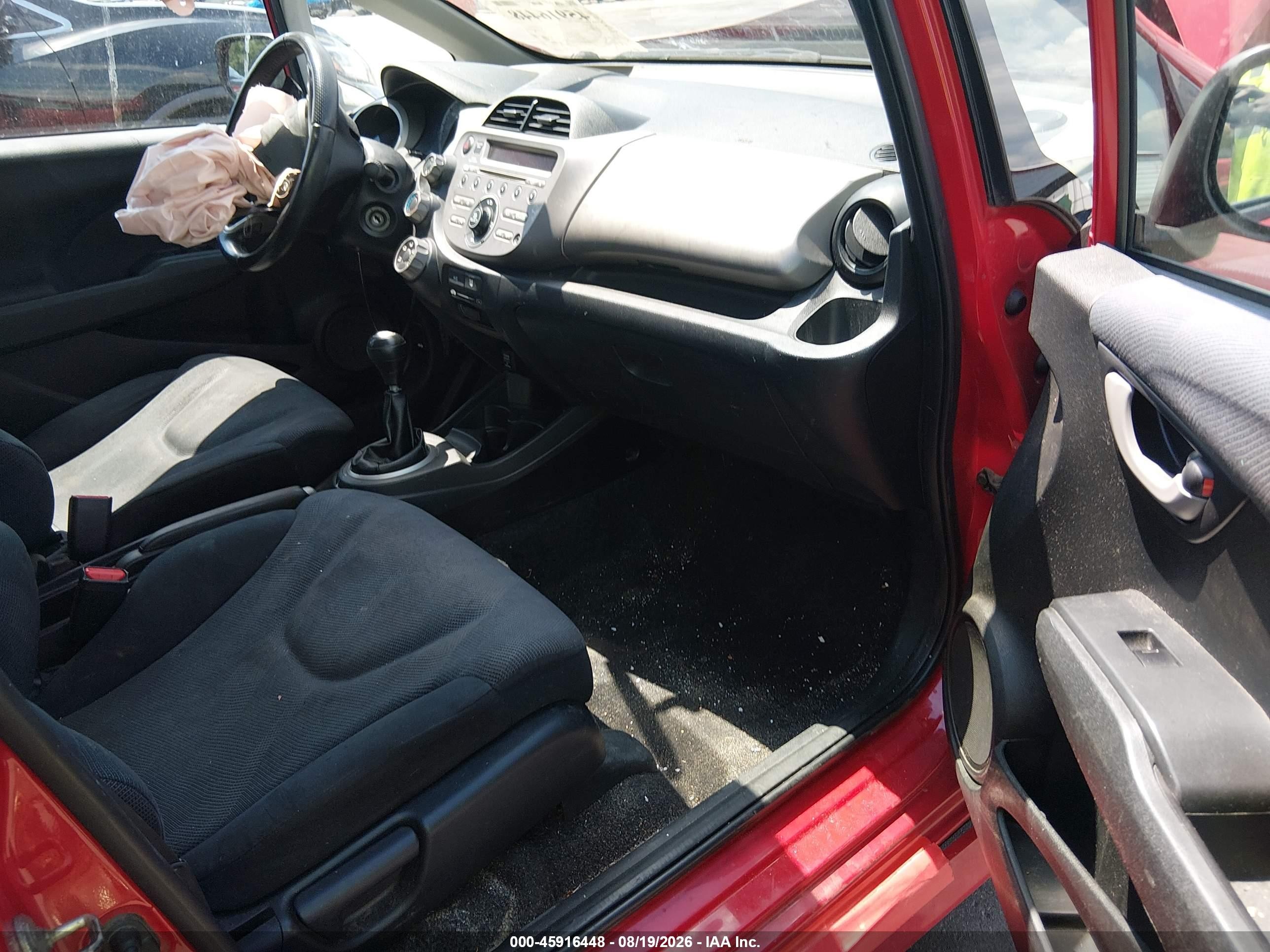 2011 Honda Fit Sport Red vin: JHMGE8G56BC019507