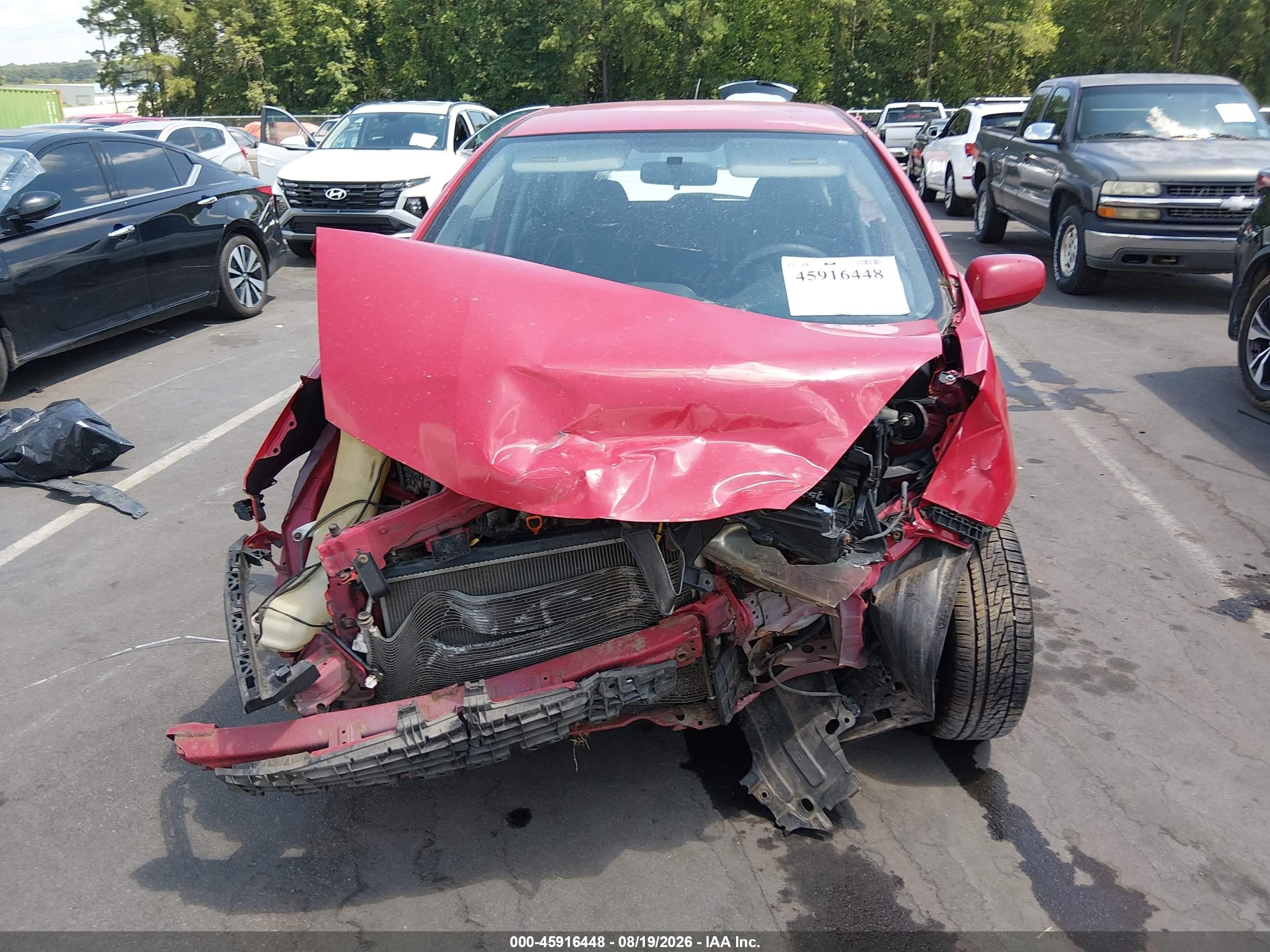 2011 Honda Fit Sport Red vin: JHMGE8G56BC019507