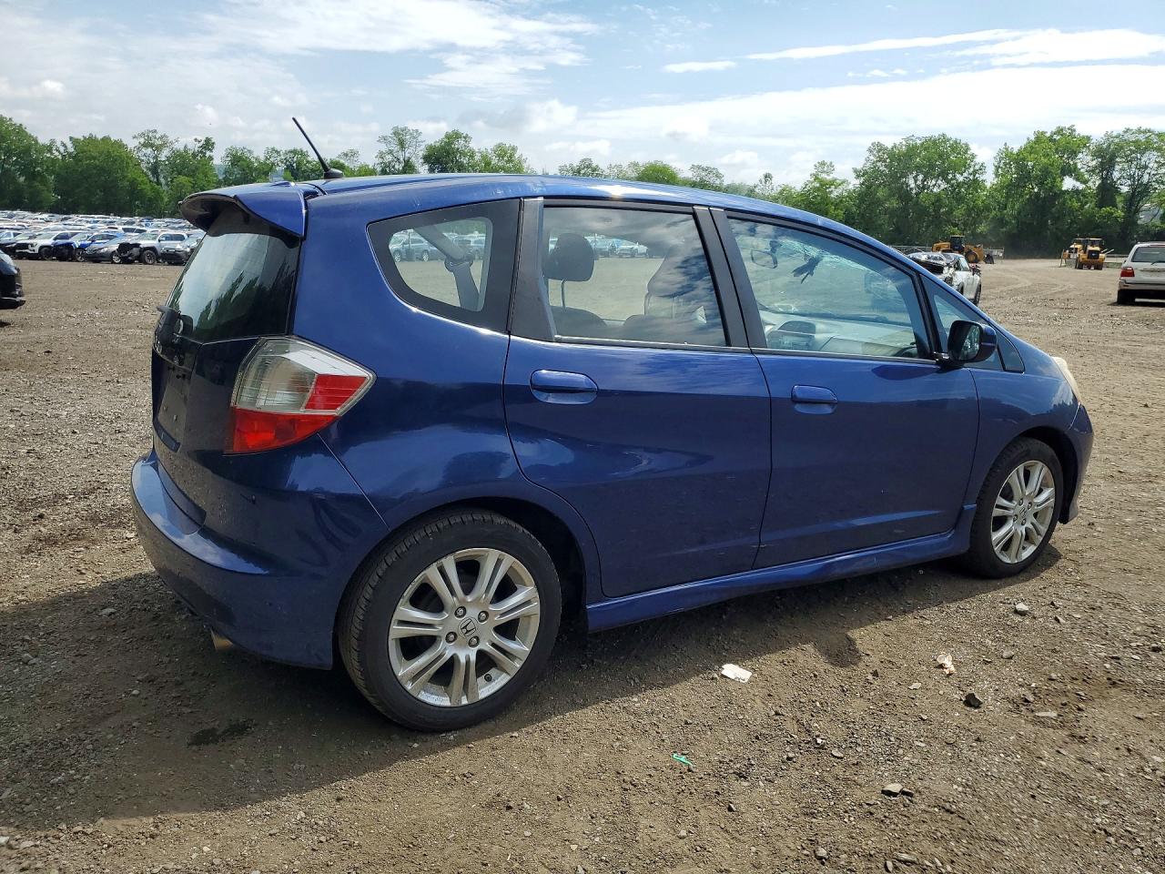 2011 Honda Fit Sport Blue vin: JHMGE8G56BC021094