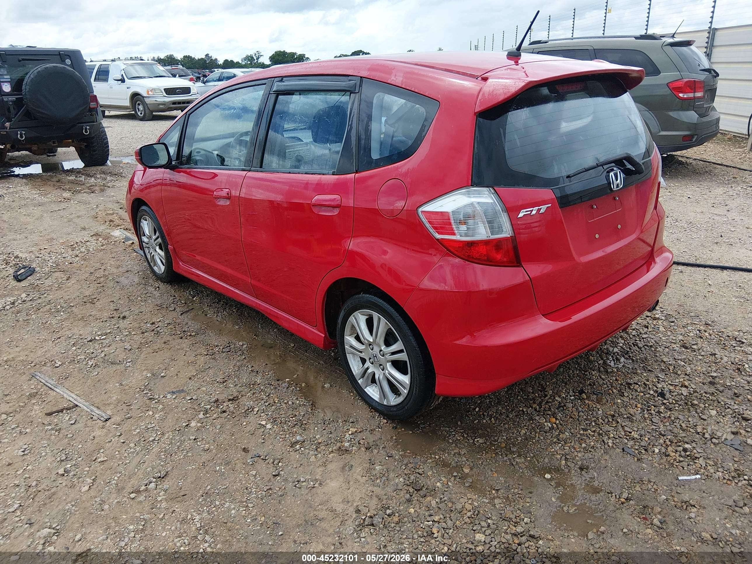 2011 Honda Fit Sport Красный vin: JHMGE8G56BS000185