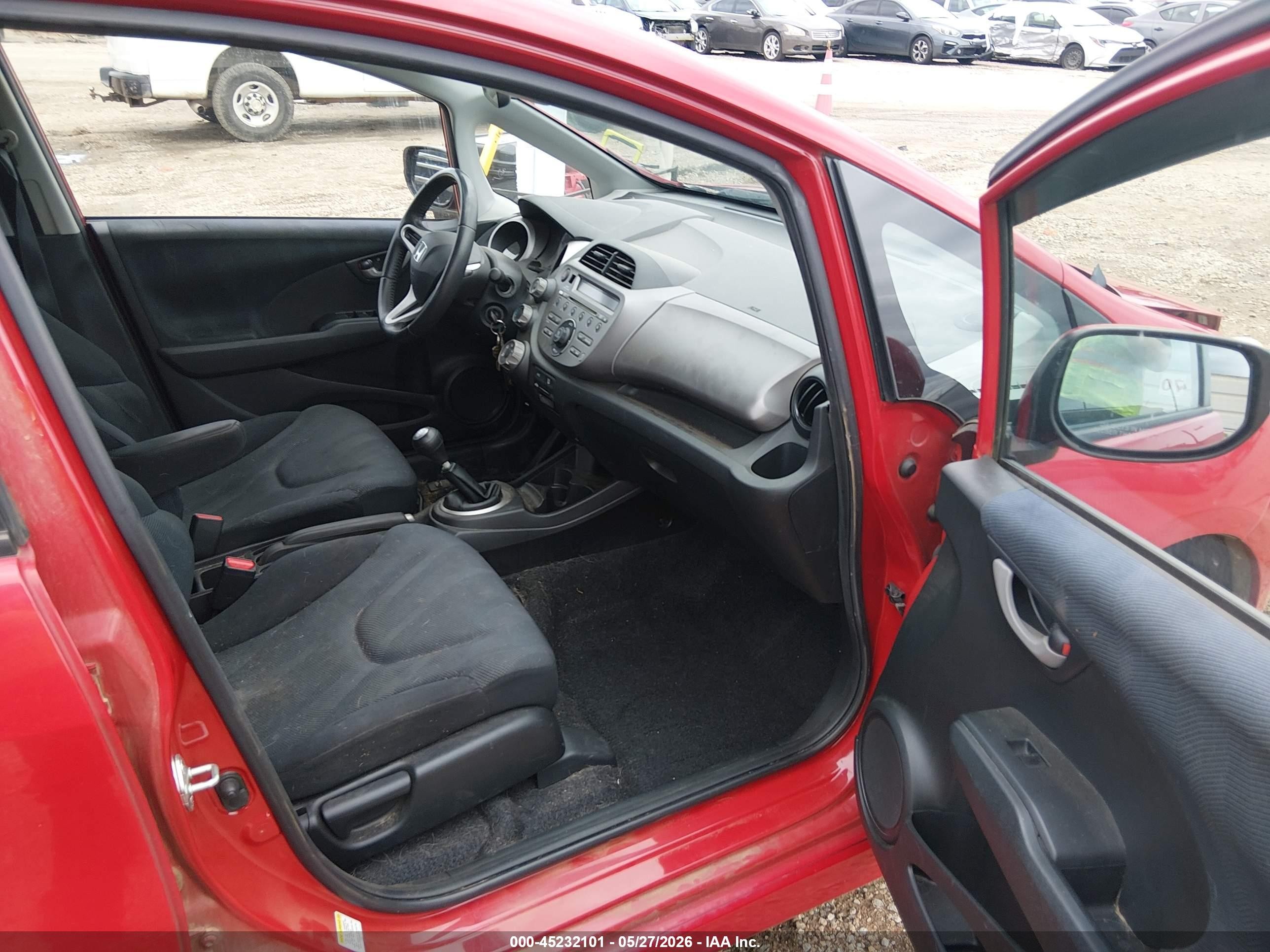 2011 Honda Fit Sport Красный vin: JHMGE8G56BS000185