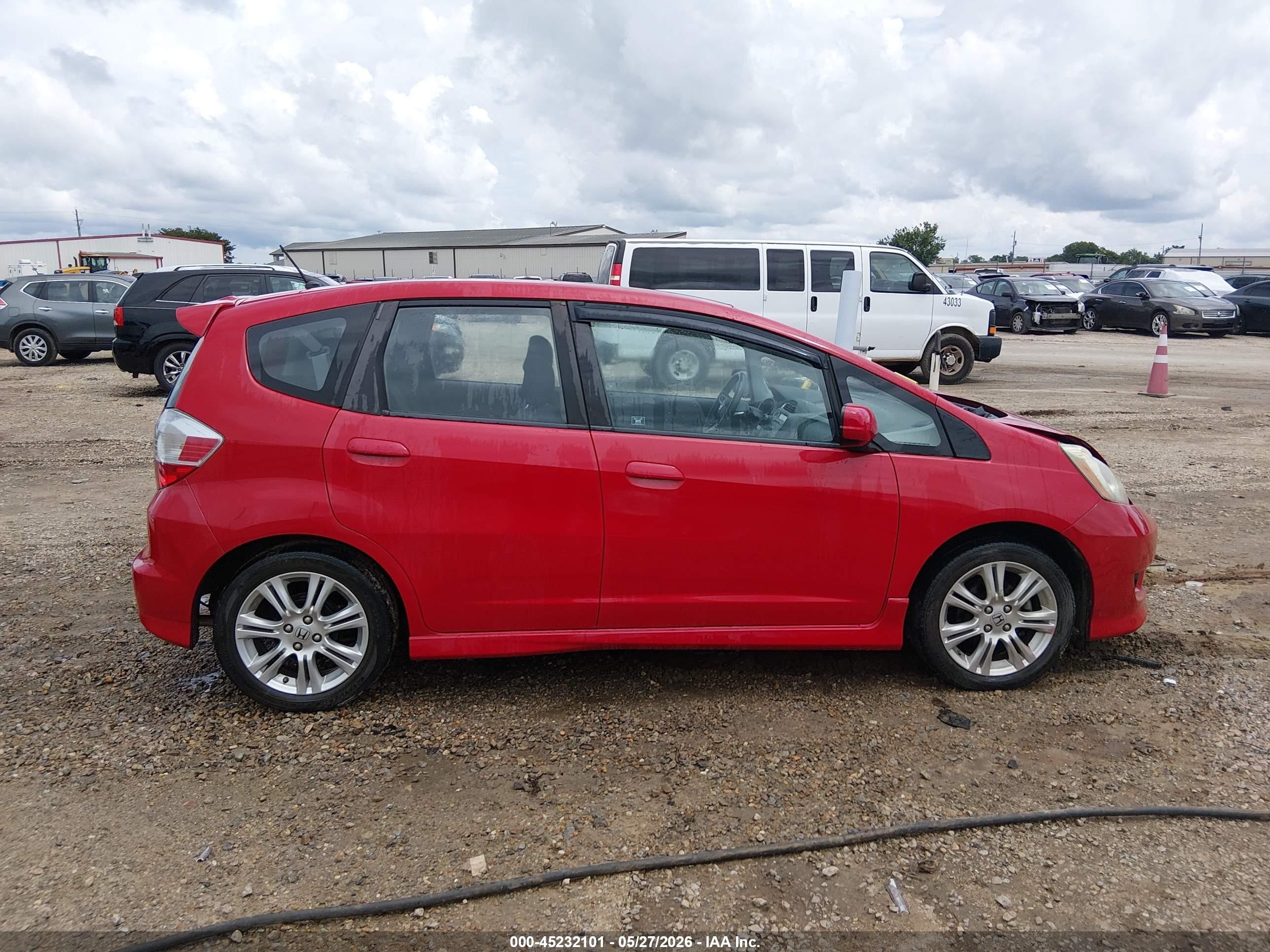 2011 Honda Fit Sport Красный vin: JHMGE8G56BS000185