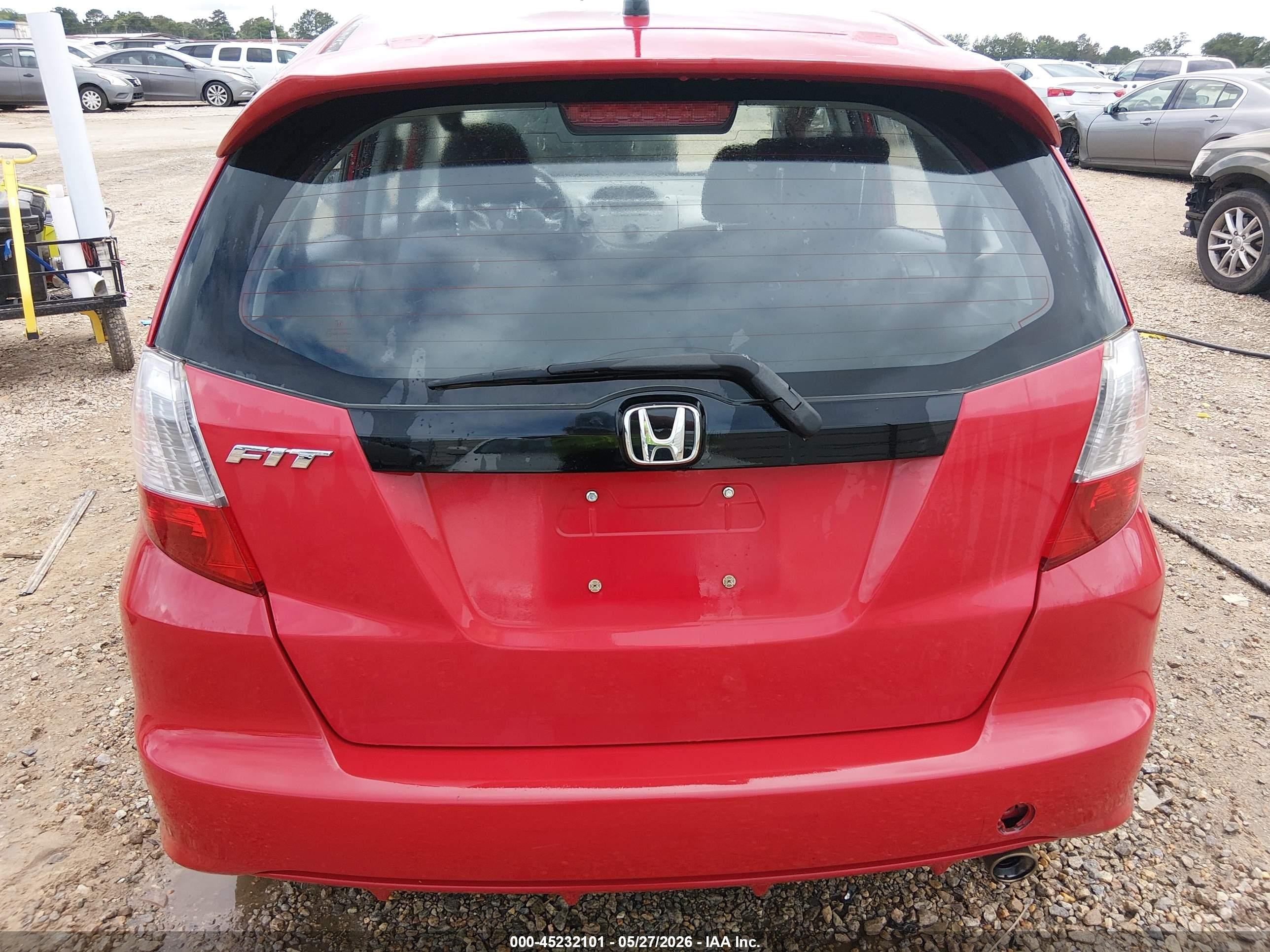 2011 Honda Fit Sport Красный vin: JHMGE8G56BS000185