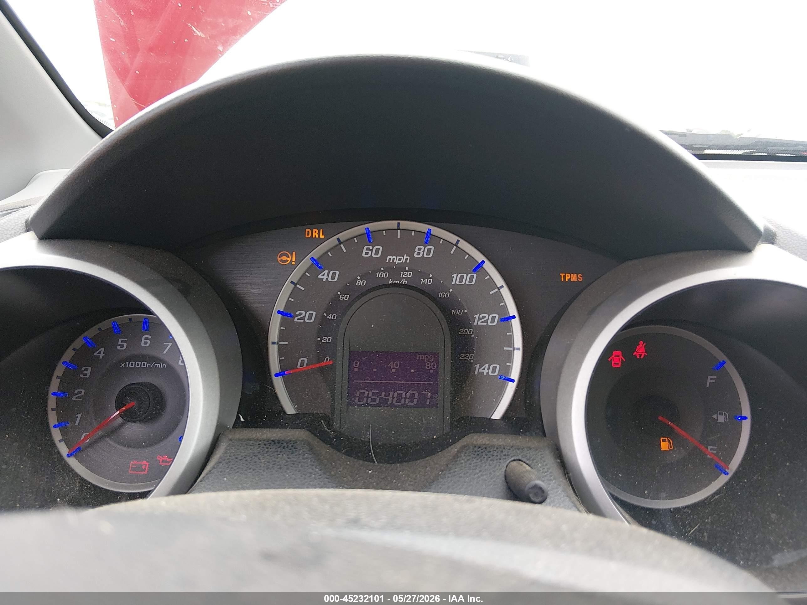 2011 Honda Fit Sport Красный vin: JHMGE8G56BS000185