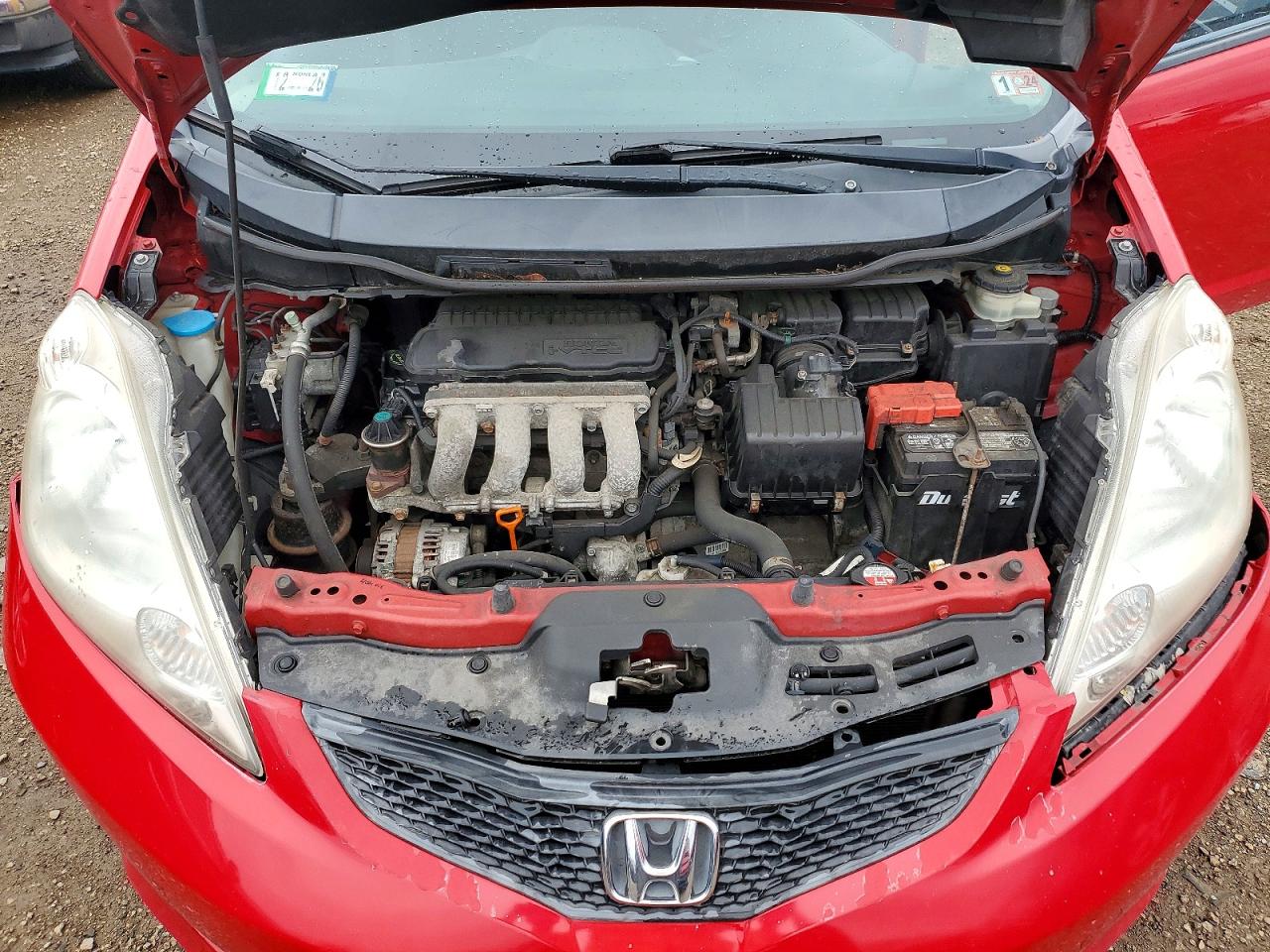 2011 Honda Fit Sport Red vin: JHMGE8G56BS001384