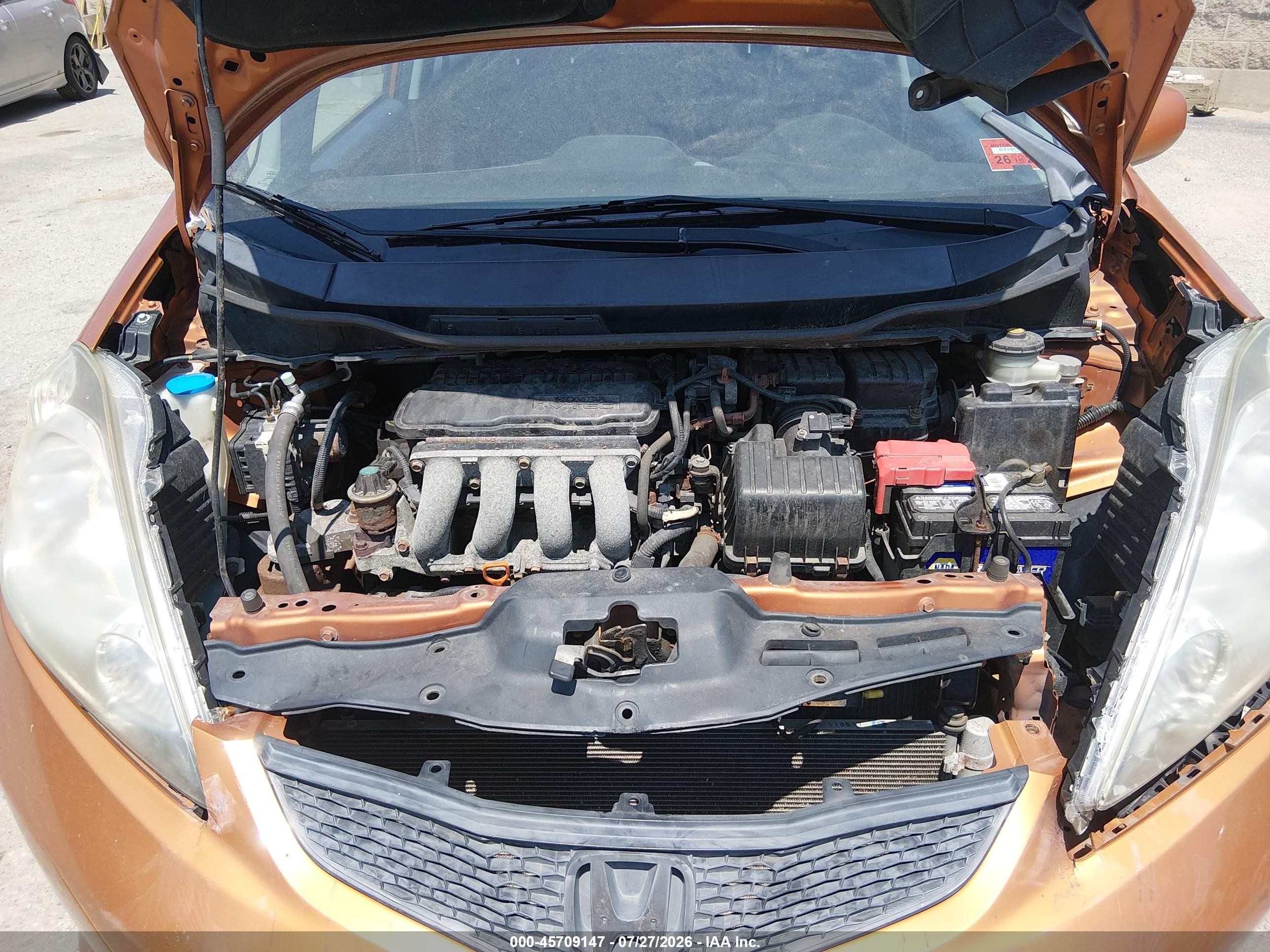 2011 Honda Fit Sport Orange vin: JHMGE8G56BS011137