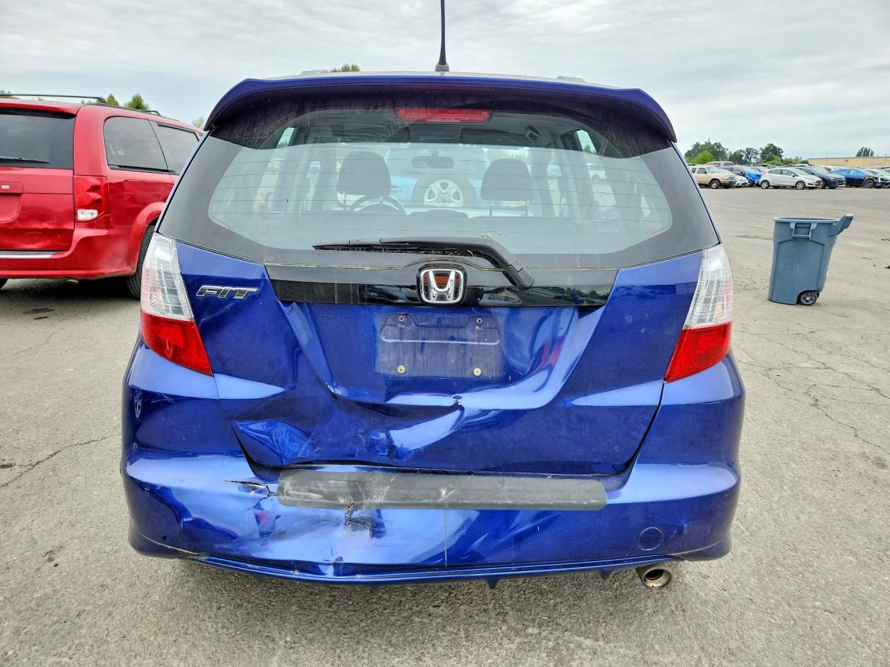 2011 Honda Fit Sport Blue vin: JHMGE8G57BC021959