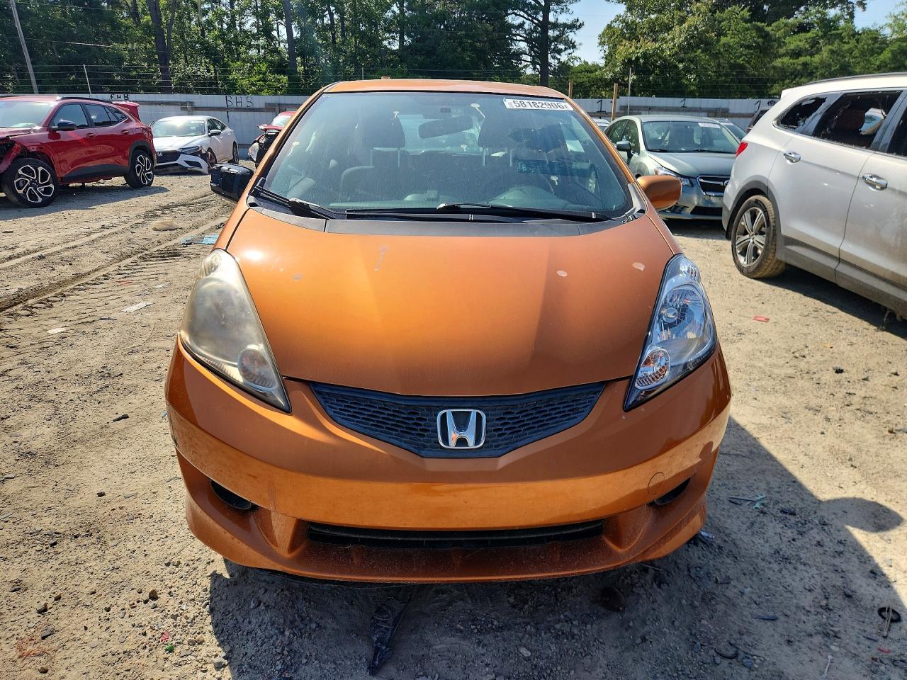 2011 Honda Fit Sport Оранжевый vin: JHMGE8G58BC003616