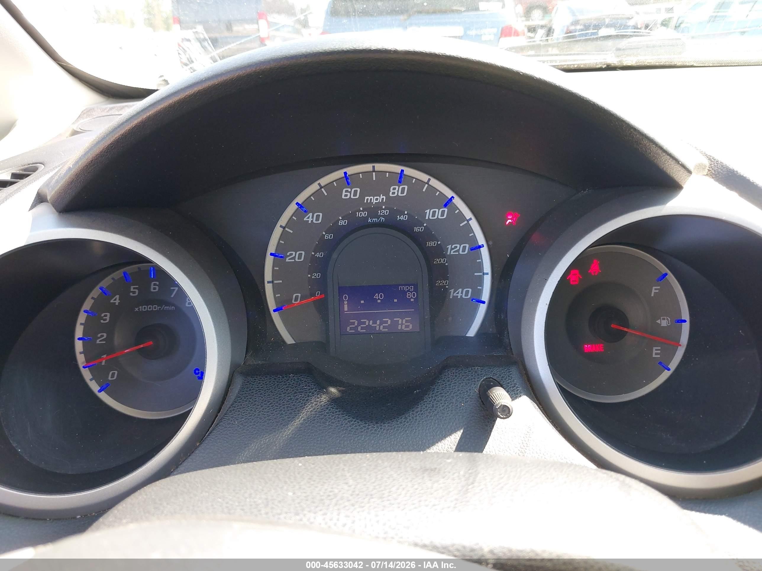 2011 Honda Fit Sport Orange vin: JHMGE8G59BS001430