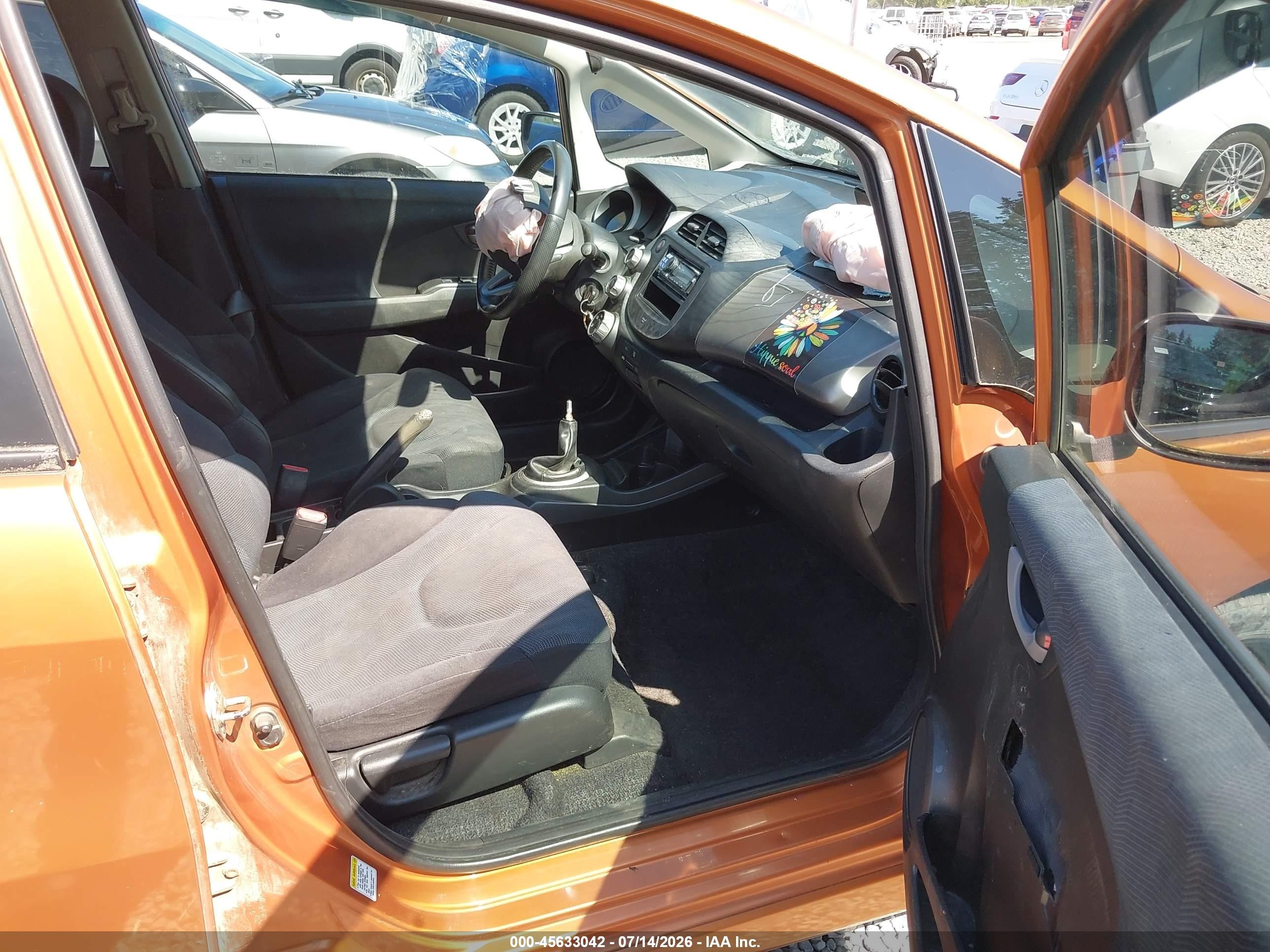 2011 Honda Fit Sport Orange vin: JHMGE8G59BS001430
