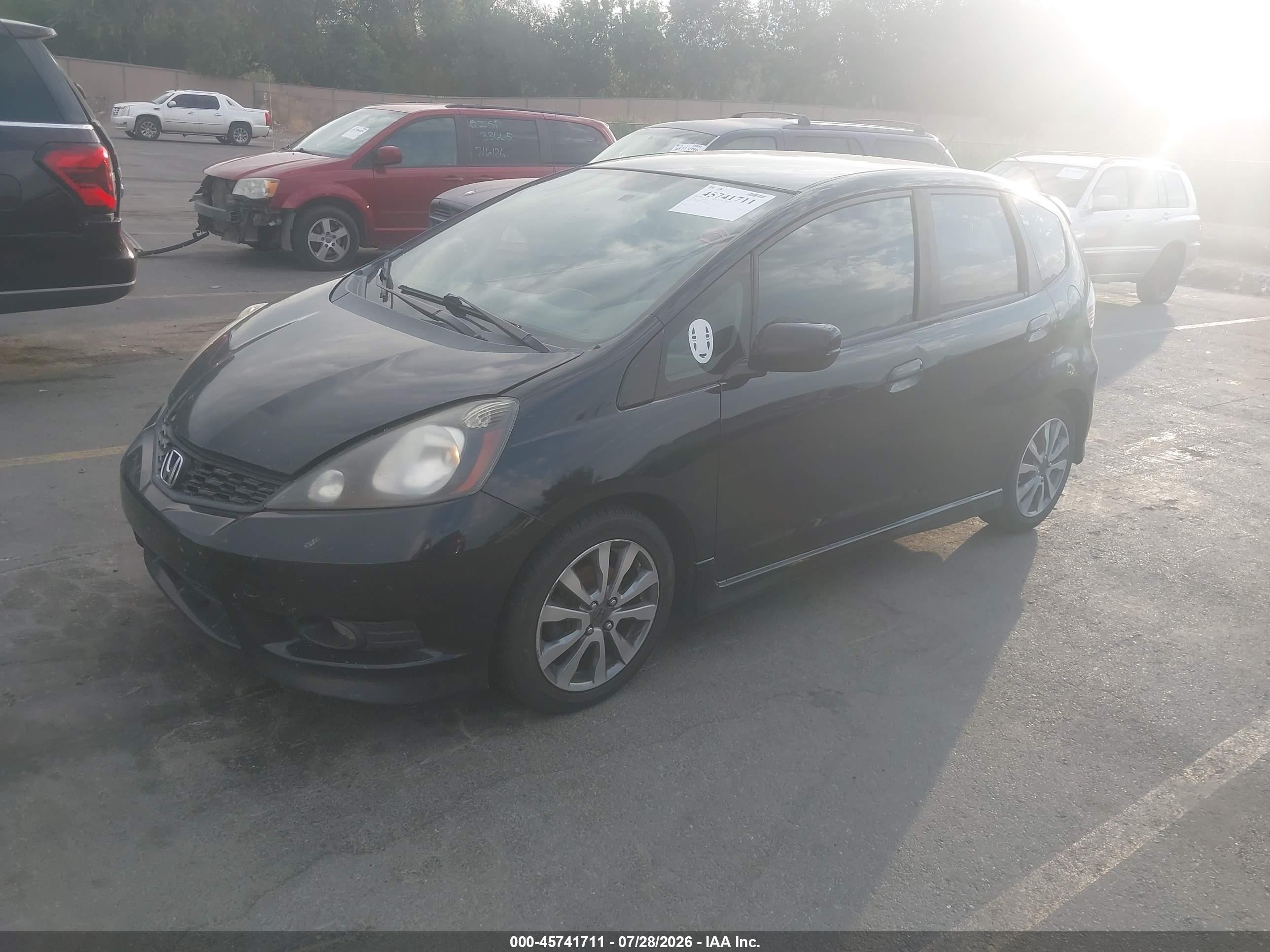 2012 Honda Fit Sport Black vin: JHMGE8G59CS006371