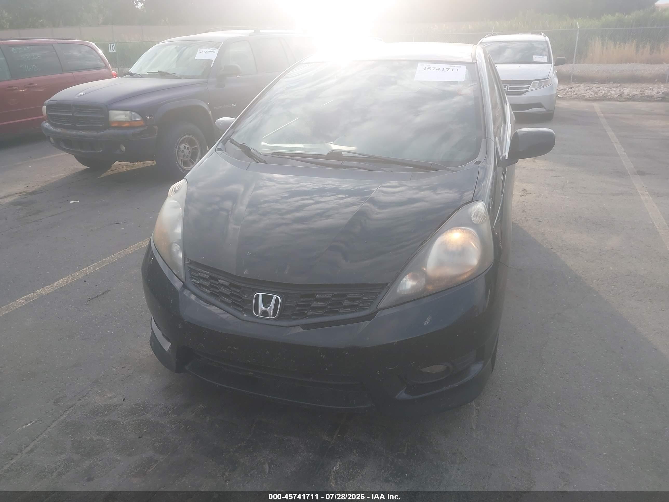 2012 Honda Fit Sport Black vin: JHMGE8G59CS006371