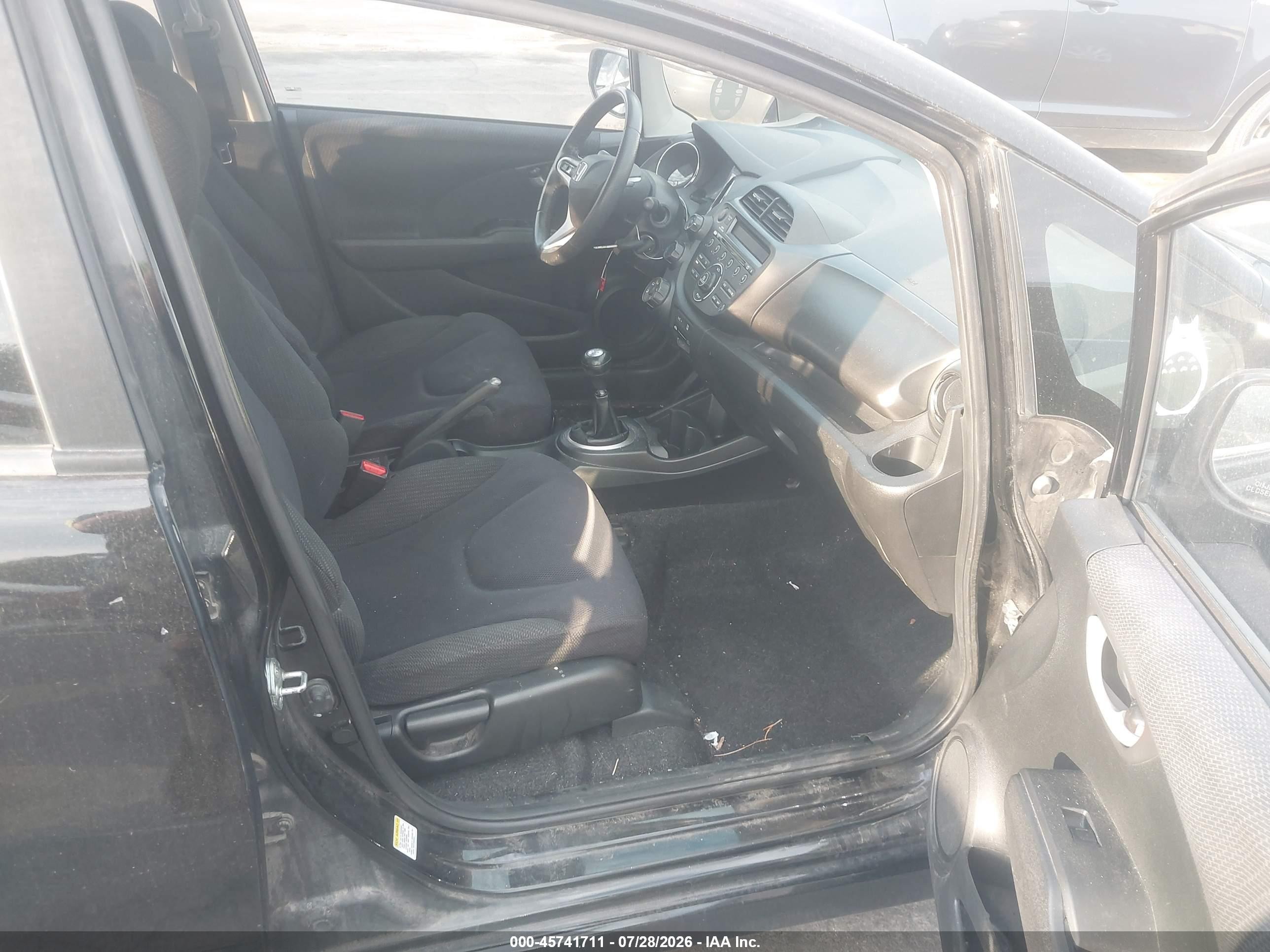 2012 Honda Fit Sport Black vin: JHMGE8G59CS006371