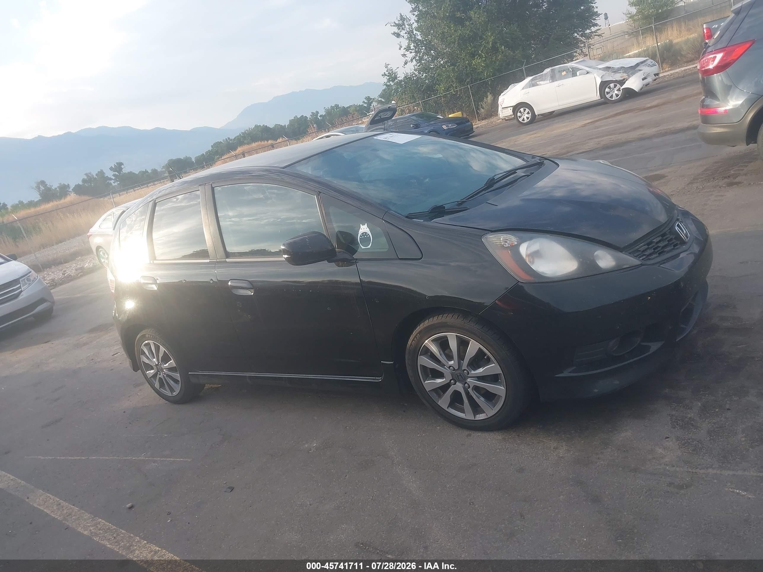 2012 Honda Fit Sport Black vin: JHMGE8G59CS006371