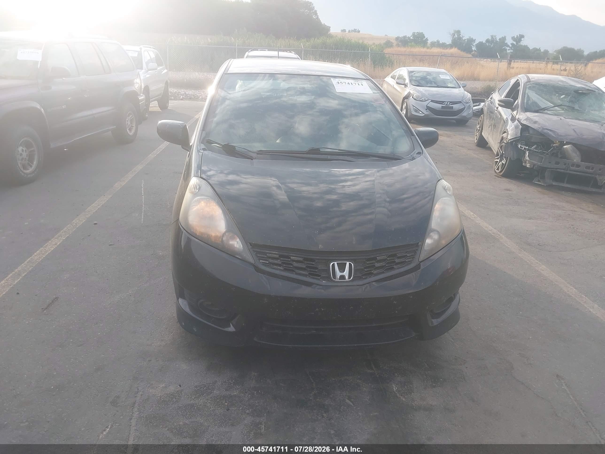 2012 Honda Fit Sport Black vin: JHMGE8G59CS006371