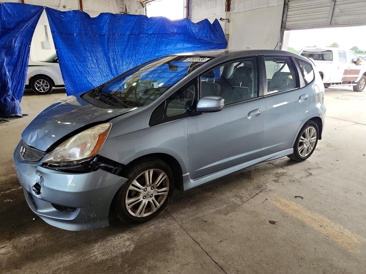 2011 Honda Fit Sport Blue vin: JHMGE8G5XBC005755