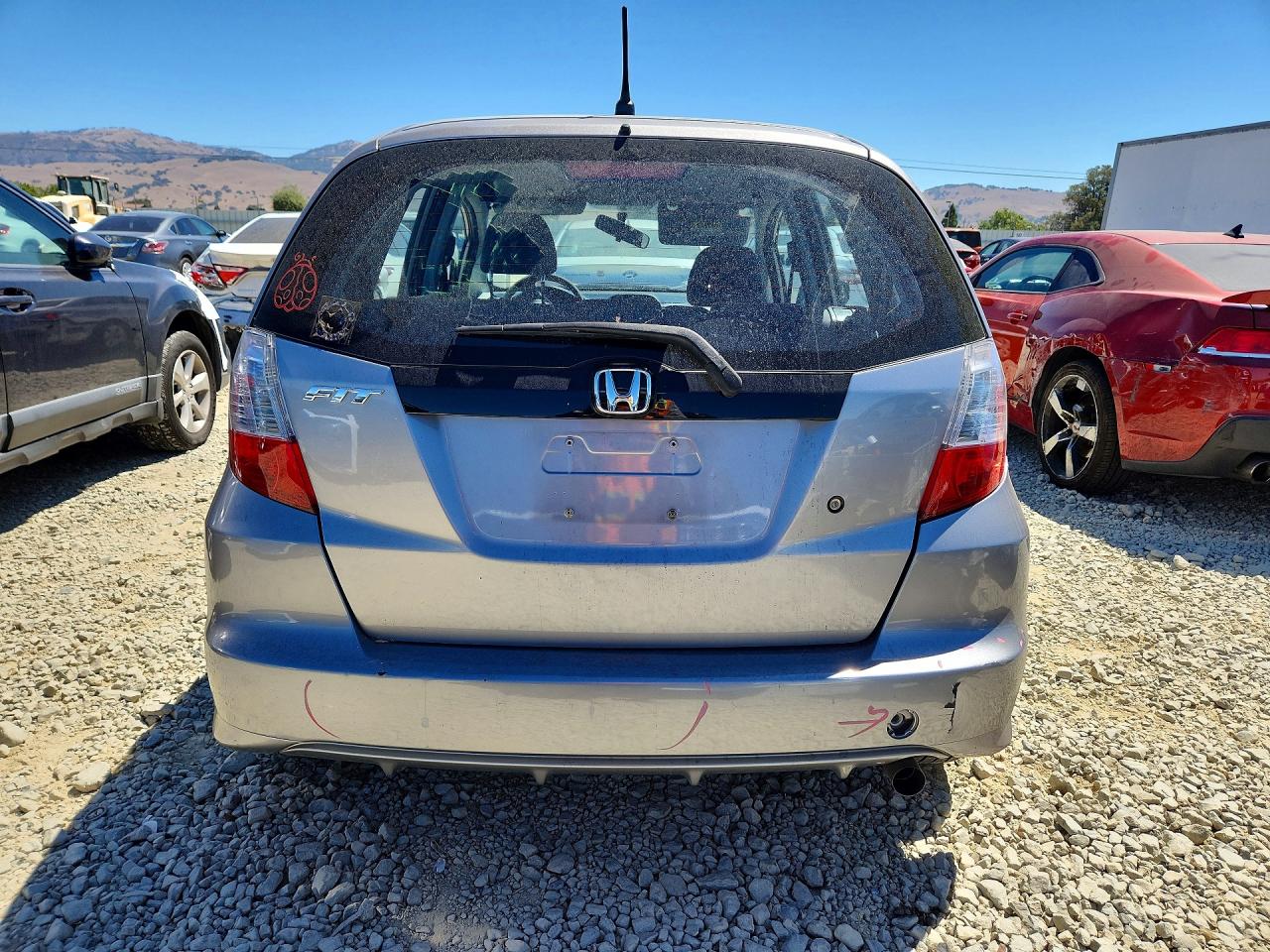 2010 Honda Fit Silver vin: JHMGE8H20AC028075