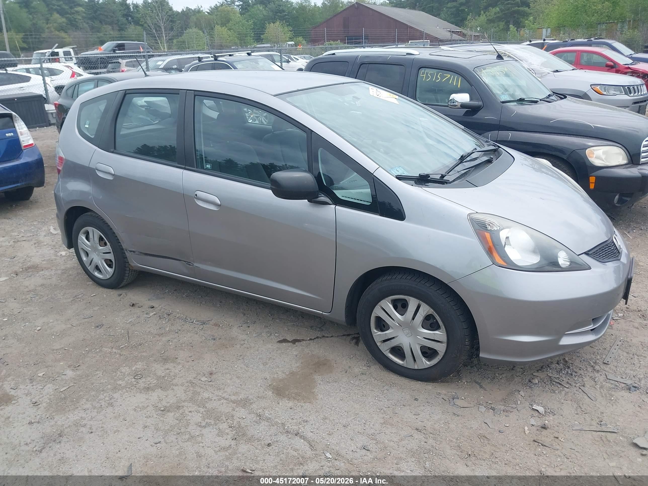 2010 Honda Fit   Gray vin: JHMGE8H20AS017485