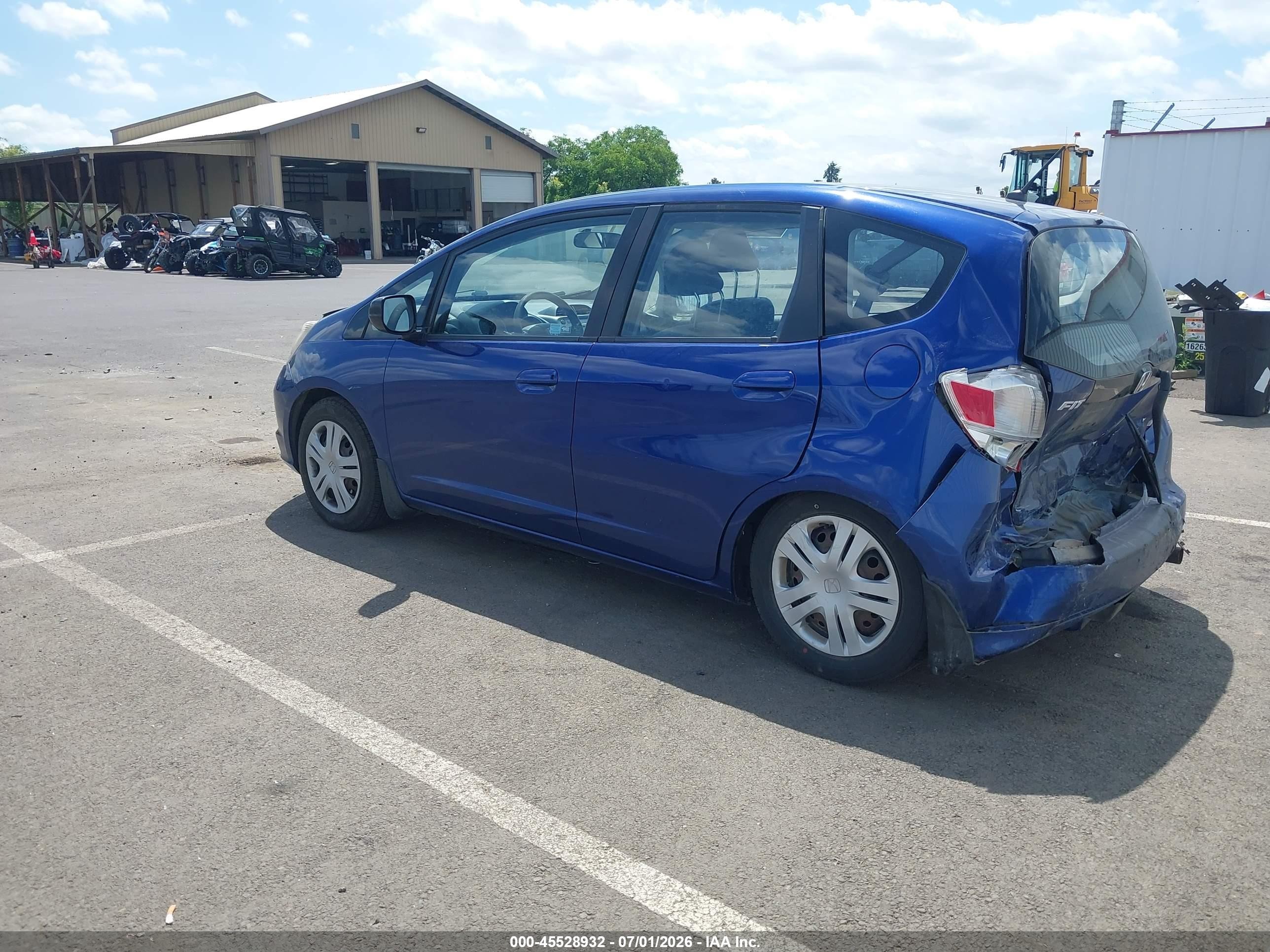 2010 Honda Fit   Blue vin: JHMGE8H21AC009356