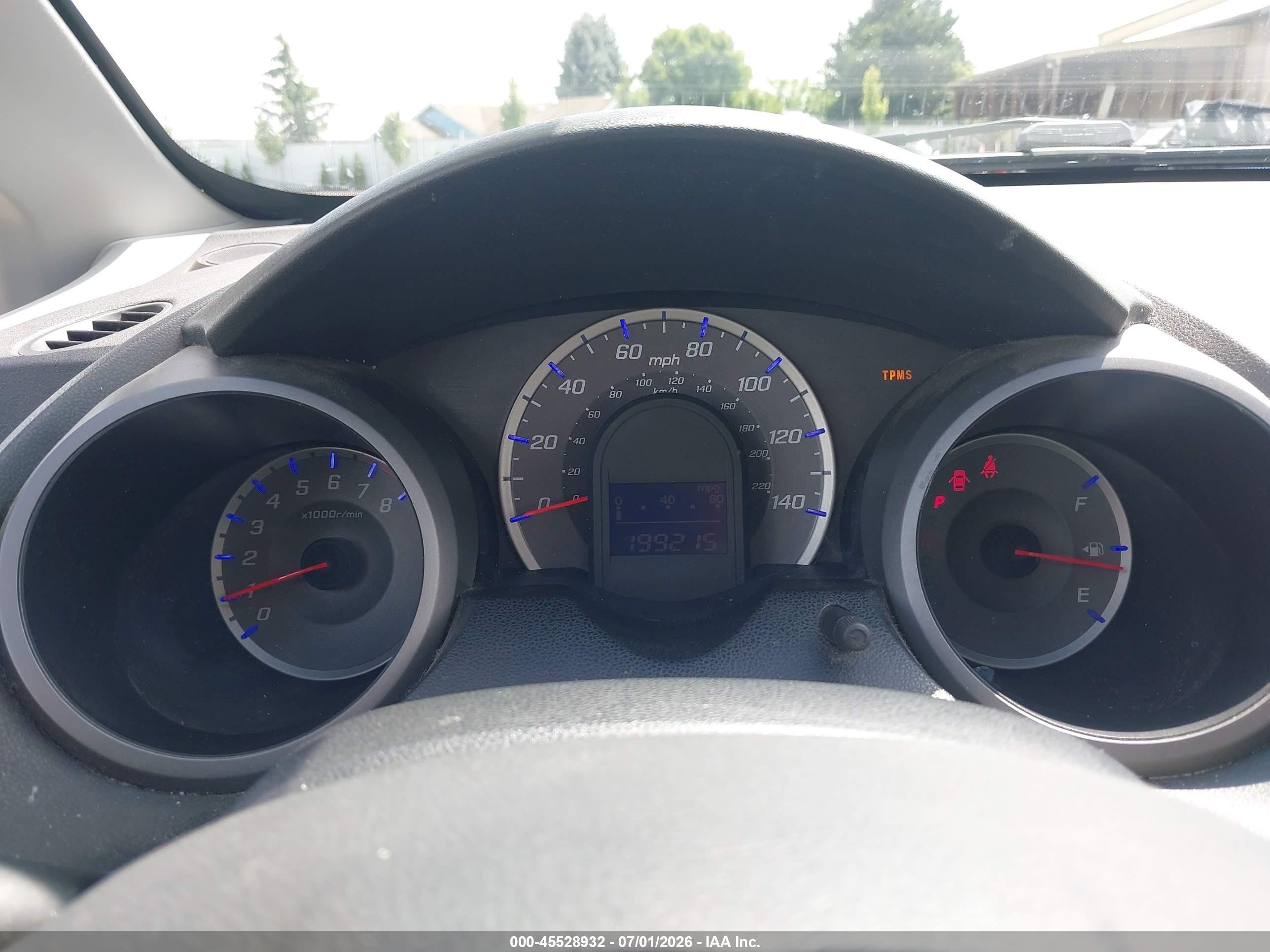 2010 Honda Fit   Blue vin: JHMGE8H21AC009356