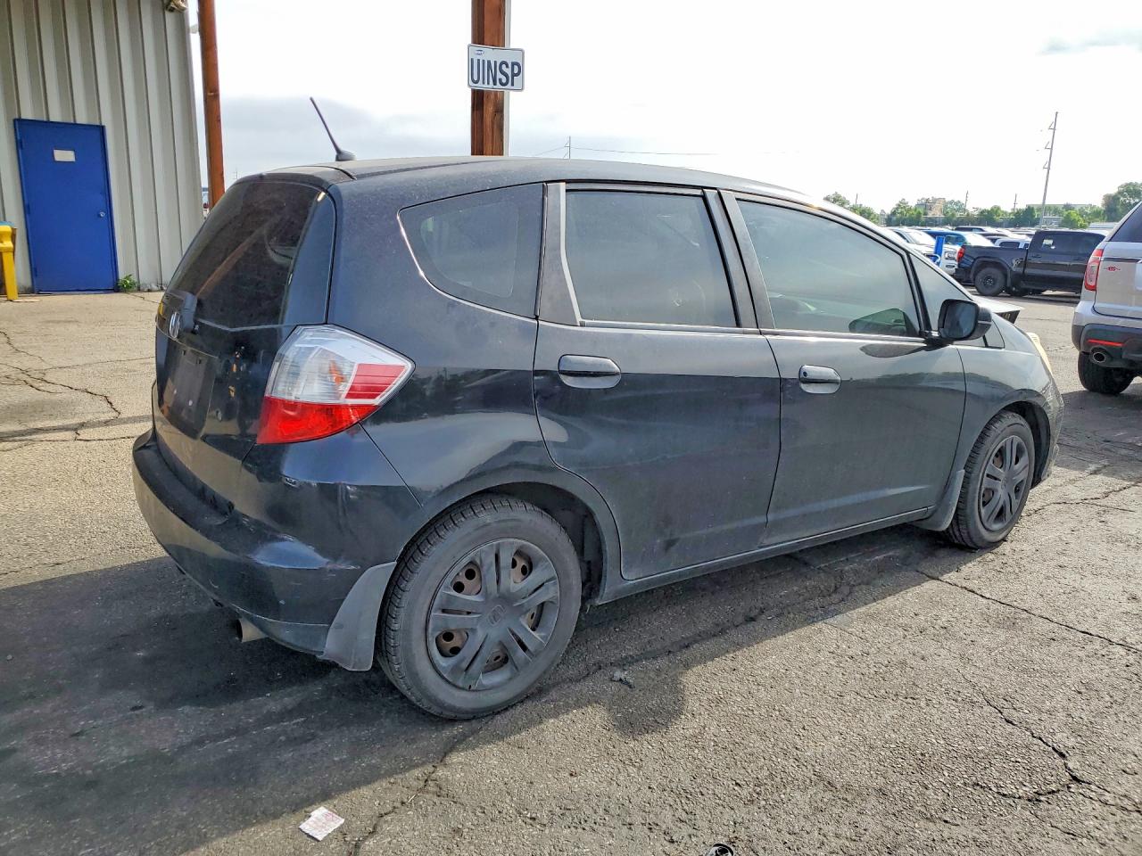 2010 Honda Fit Черный vin: JHMGE8H21AC038176