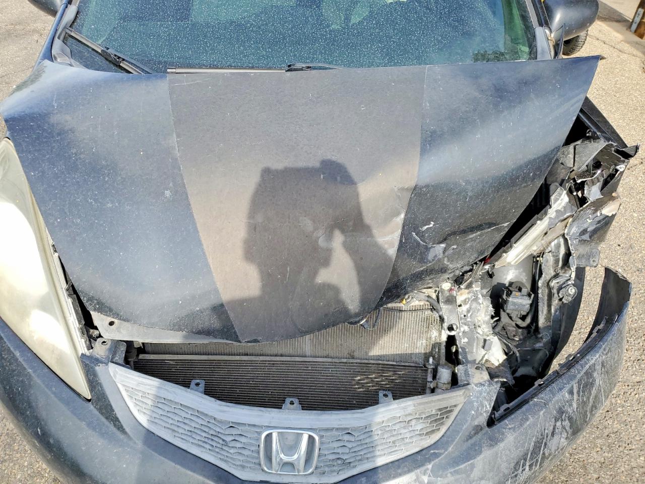 2010 Honda Fit Черный vin: JHMGE8H21AC038176