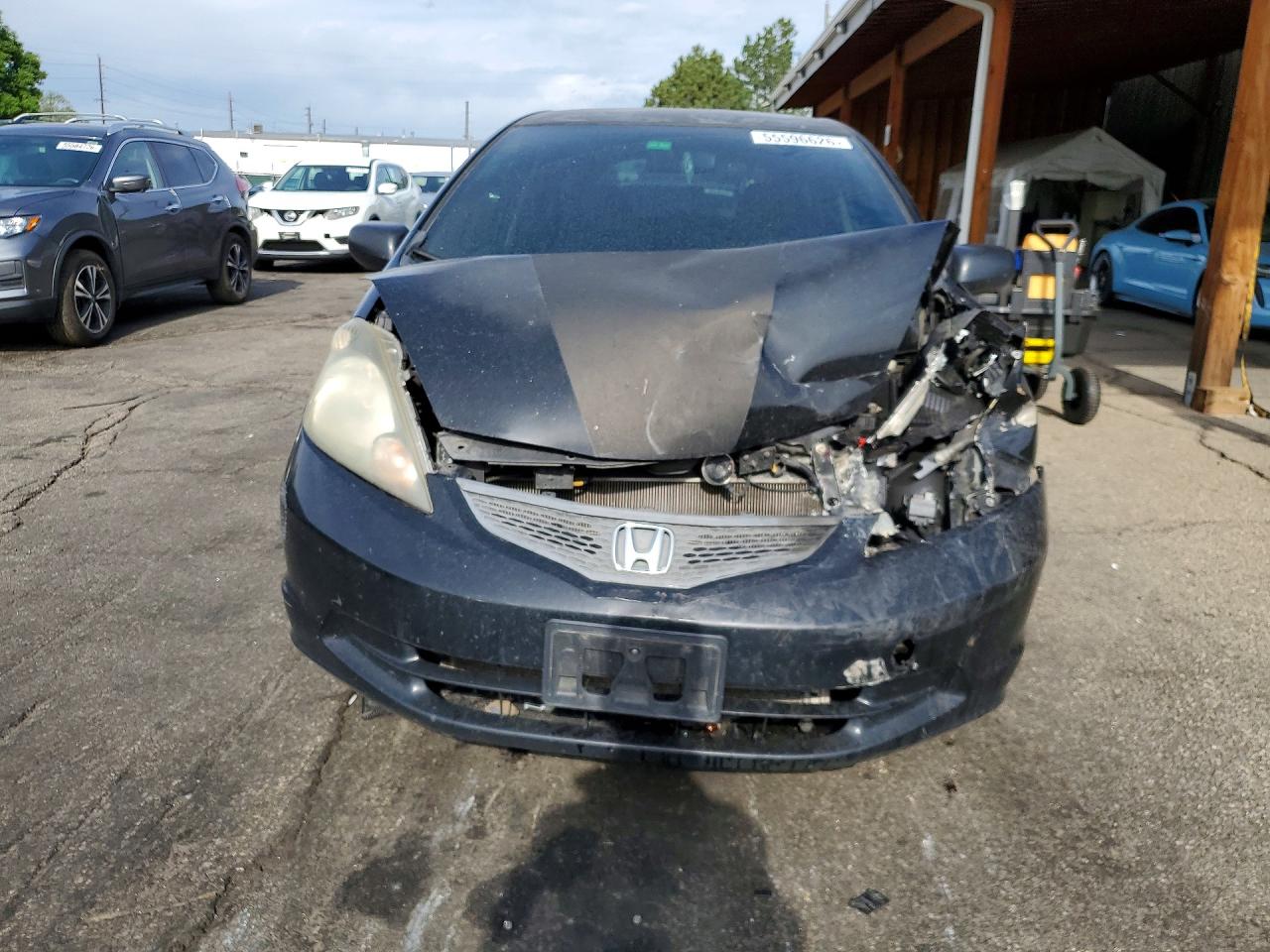 2010 Honda Fit Черный vin: JHMGE8H21AC038176
