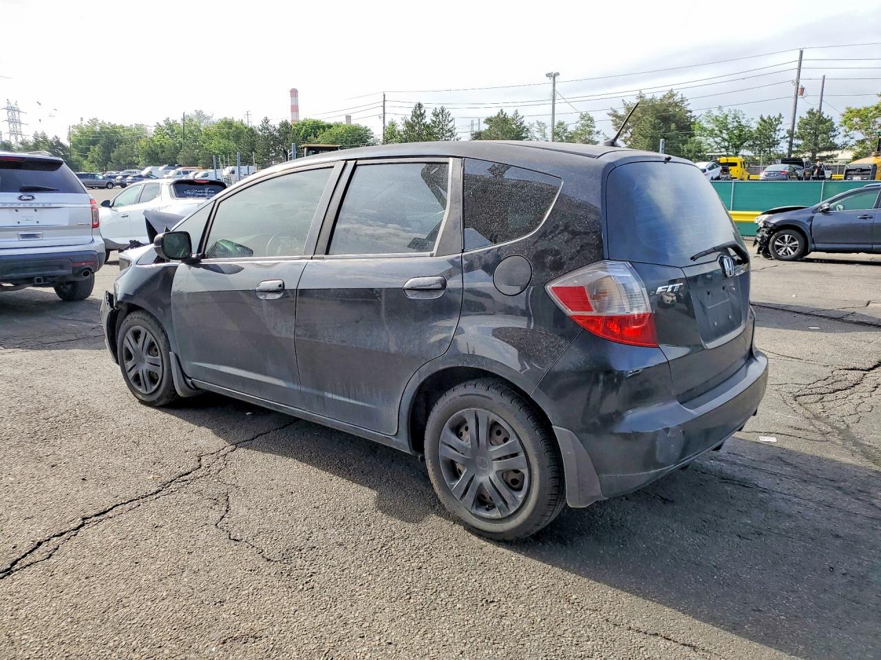 2010 Honda Fit Черный vin: JHMGE8H21AC038176