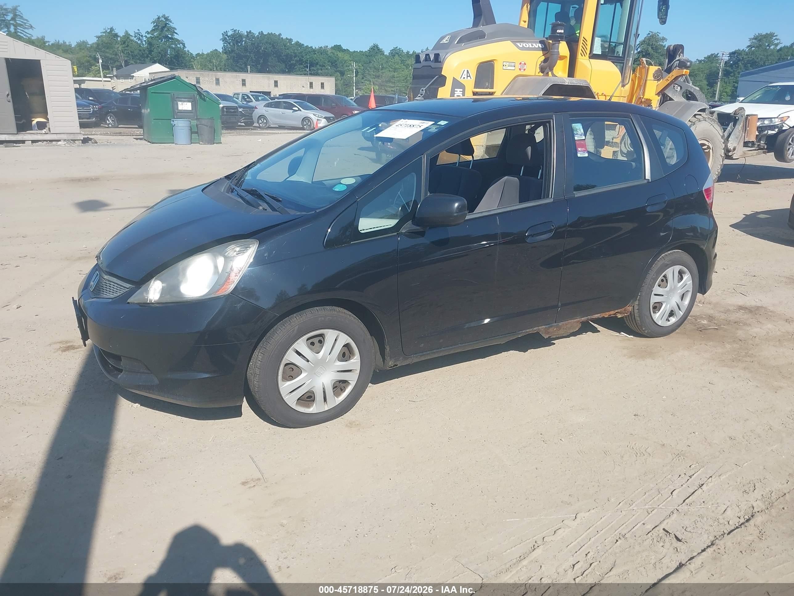 2010 Honda Fit   Black vin: JHMGE8H22AC009074