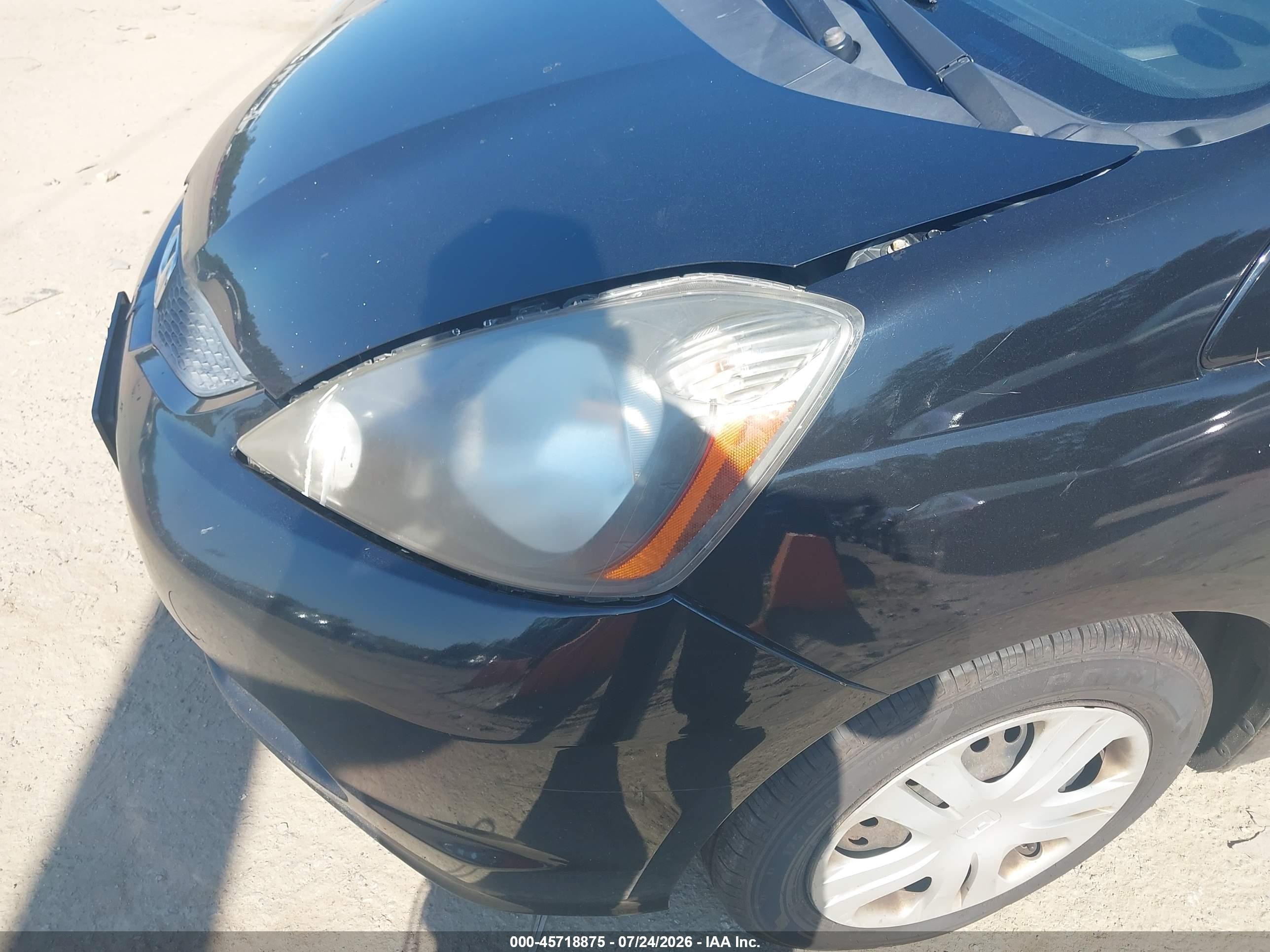 2010 Honda Fit   Black vin: JHMGE8H22AC009074