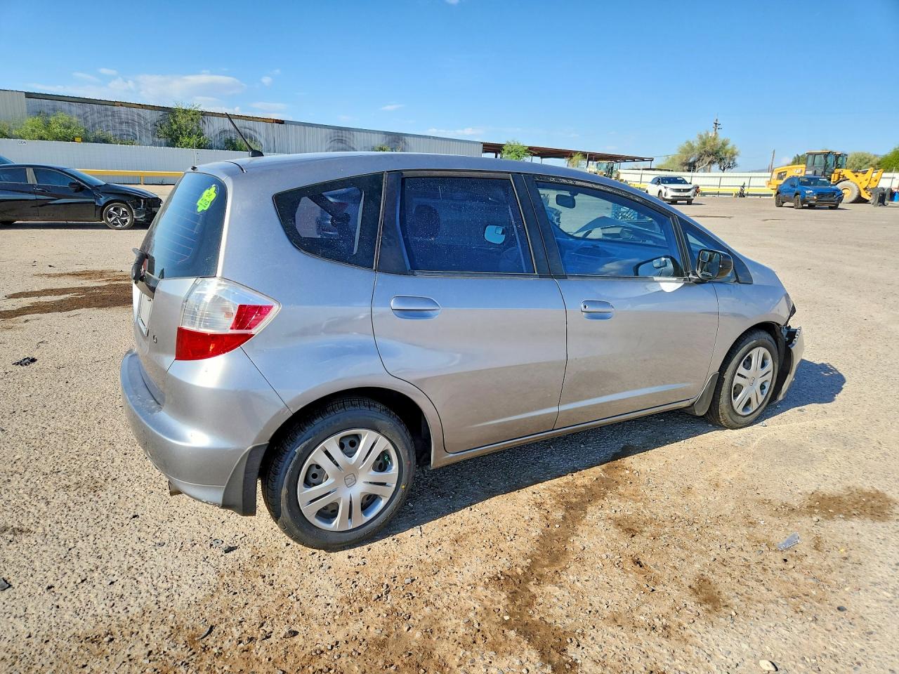 2010 Honda Fit Silver vin: JHMGE8H22AC010094