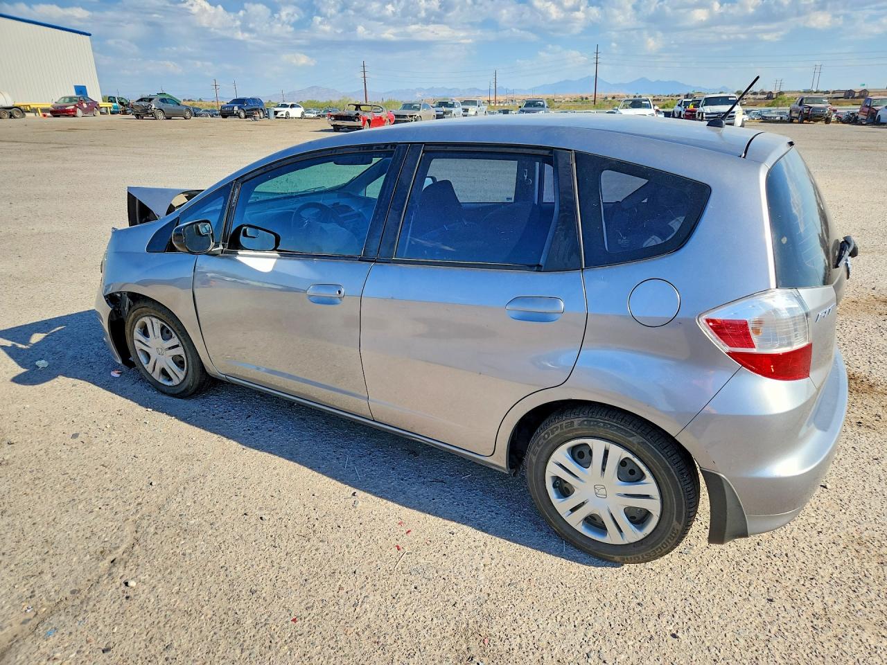 2010 Honda Fit Silver vin: JHMGE8H22AC010094
