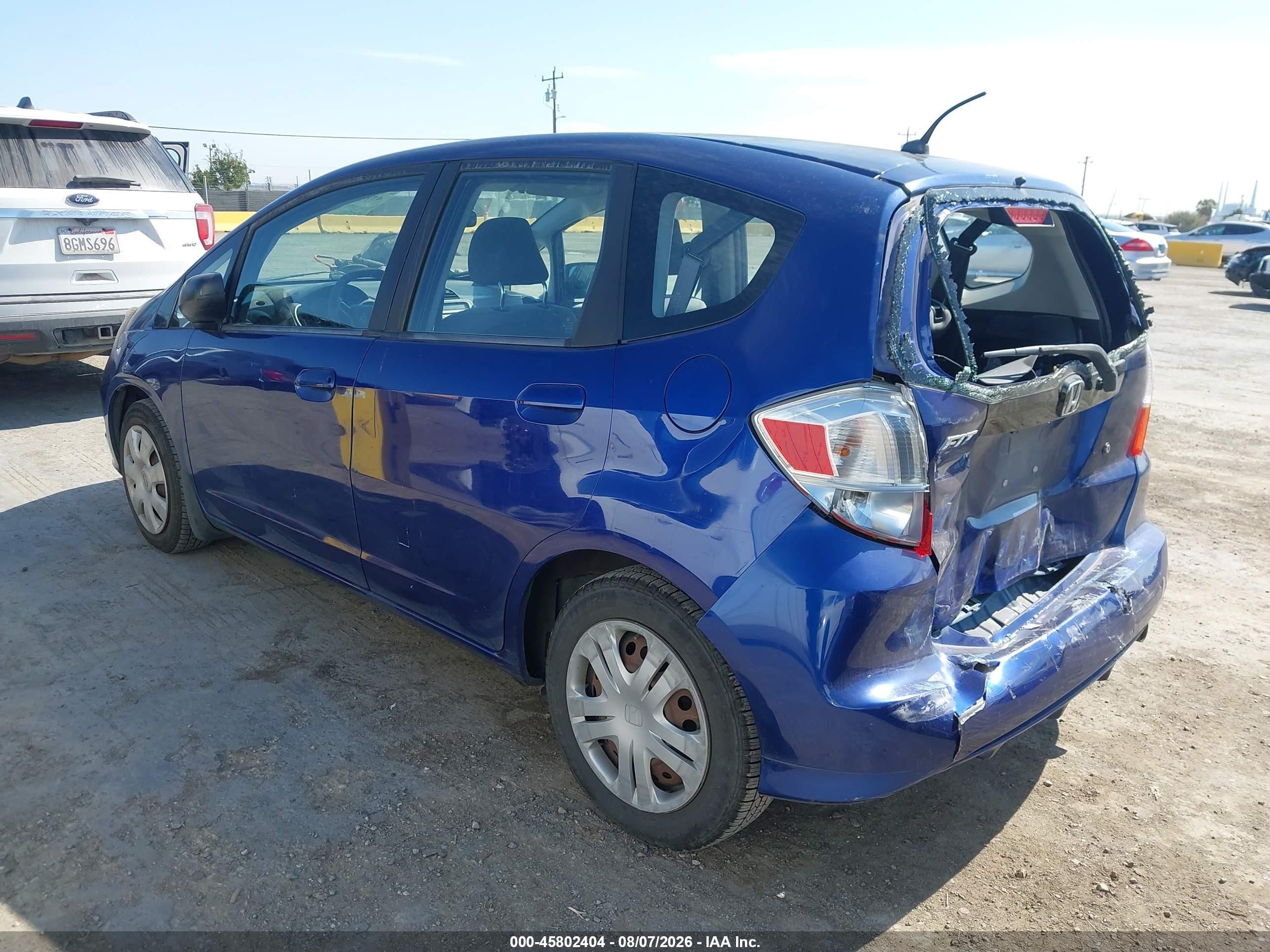 2010 Honda Fit   Dark Blue vin: JHMGE8H22AS012031