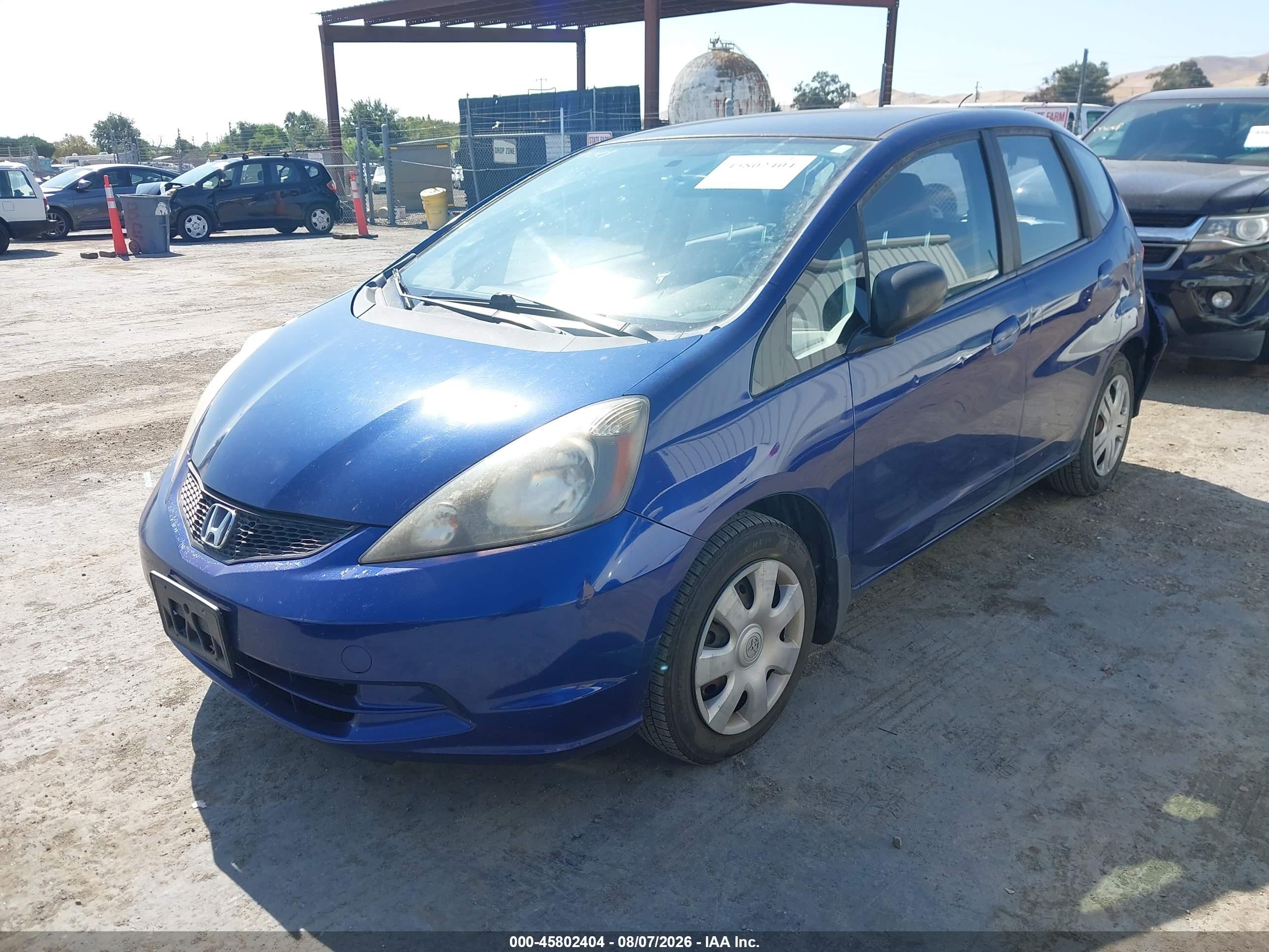 2010 Honda Fit   Dark Blue vin: JHMGE8H22AS012031